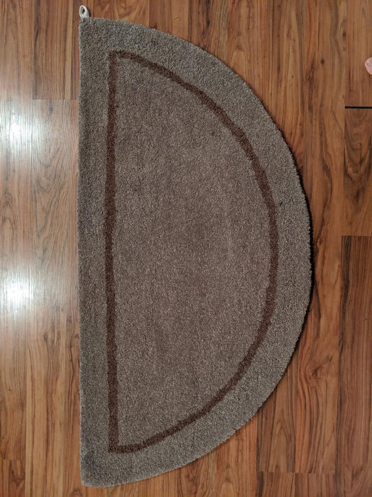 COTTON CRAFT Pure Wool Fireplace Rug - 22x44 inch Charcoal Grey Hearth Rug customer photo 1