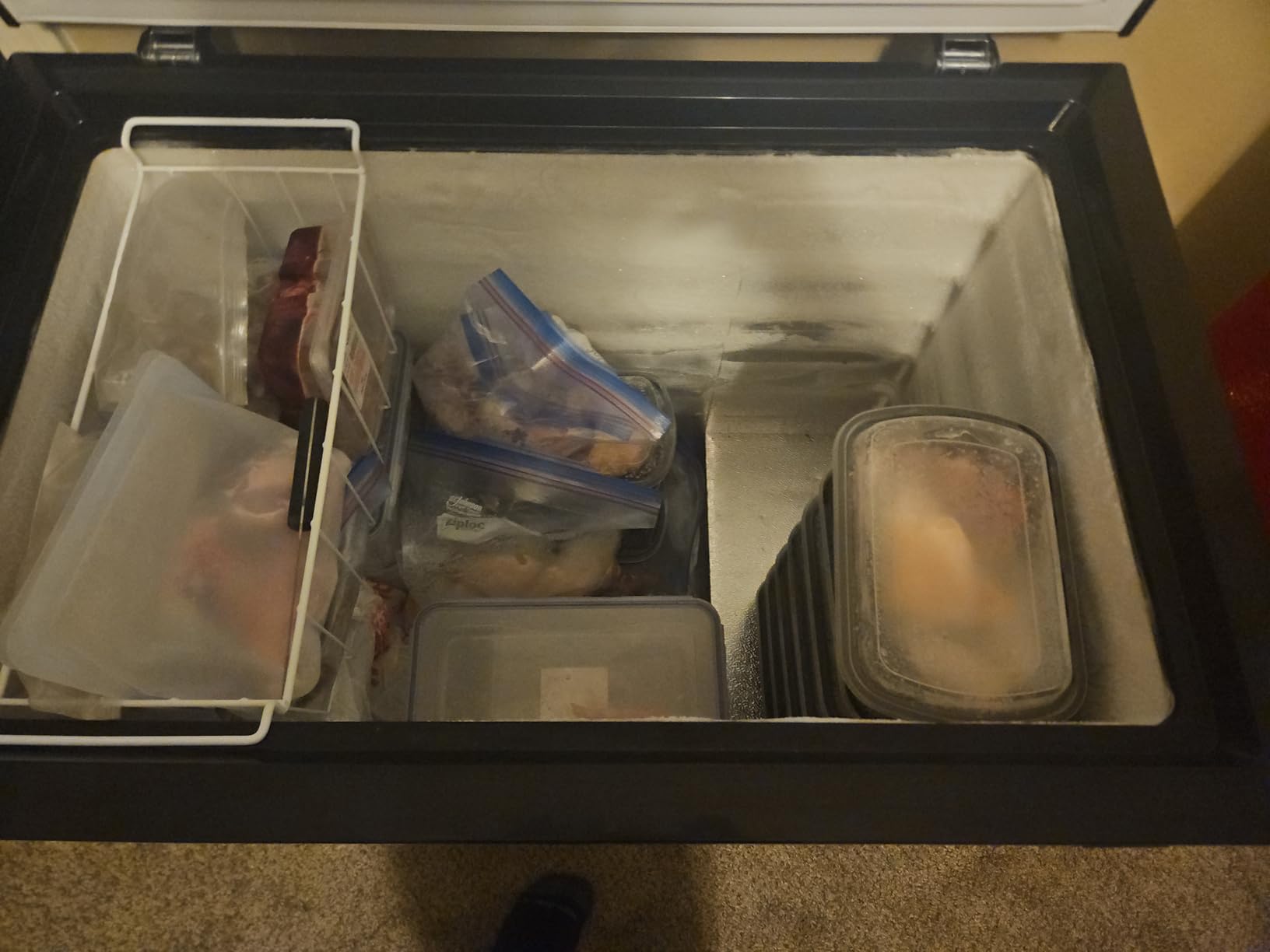 Arctic Chef, 7 Cu. Ft. Convertible Chest Freezer, Garage Ready Freezer or Refrigerator, Manual Defrost Chest Freezer with External Temperature Control, Removable Basket, Defrost Drain, Power Indicator customer photo 2
