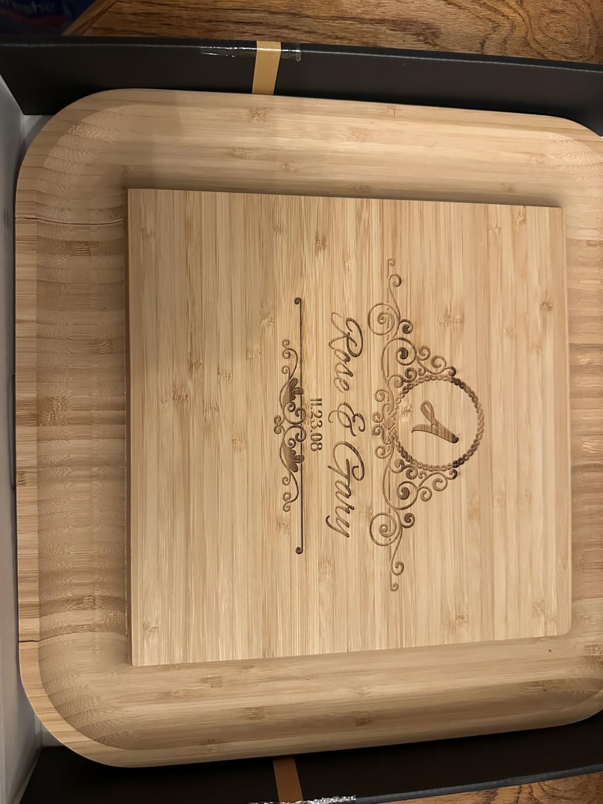Charcuterie Boards Gift Set, Bamboo Cheese Board with Serving Accessories | House Warming Gifts New Home, Birthday Gifts for Women, Gifts for Men and Mom, Wedding, Bridal Shower, Anniversary Present customer photo 2