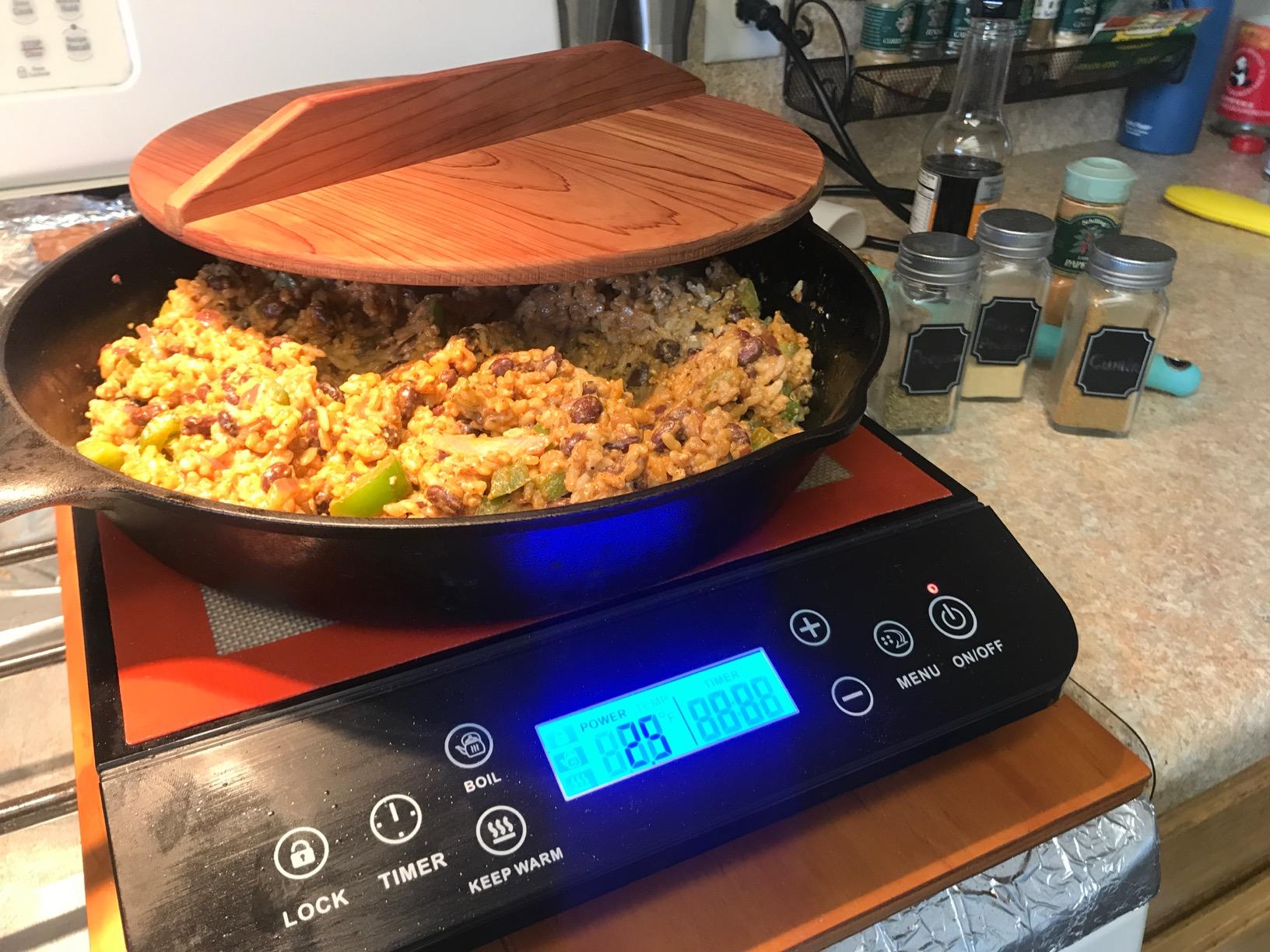 Duxtop Portable Induction Cooktop, Countertop Burner 1800W Silver 9600LS | Induction Hot Plate with LCD Sensor Touch BT-200DZ customer photo 1