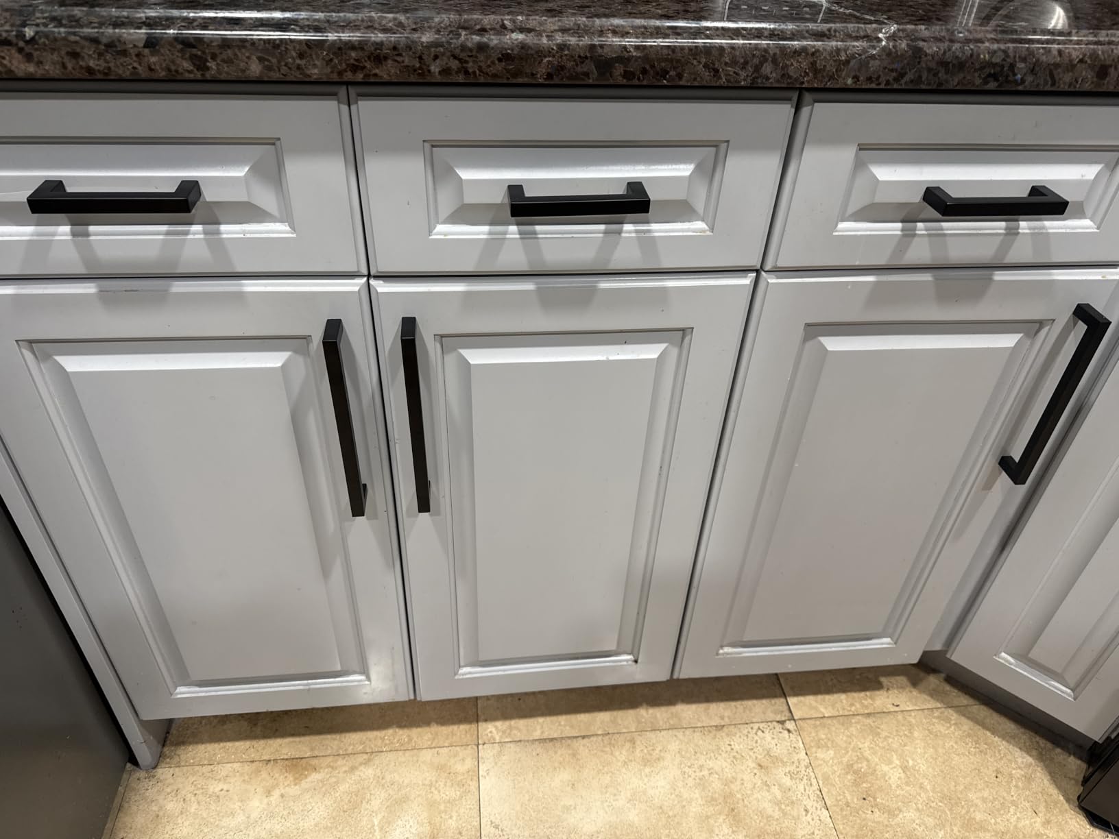 Probrico 30 Pack 5 Inch Kitchen Cabinet Handles Stainless Steel Drawer Dresser Pulls Cupboard Square Bar Pulls Brushed Nickel 5.5 Inch Total Length customer photo 1