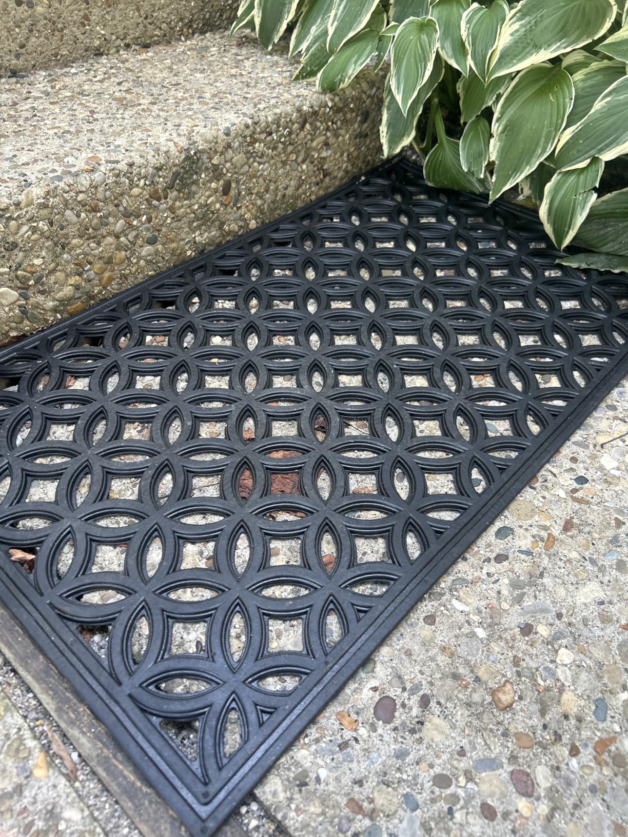 DII Rubber Doormats Collection All Weather, 18x30, Lattice customer photo 1