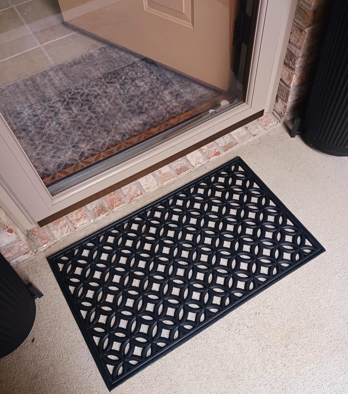 DII Rubber Doormats Collection All Weather, 18x30, Lattice customer photo 2