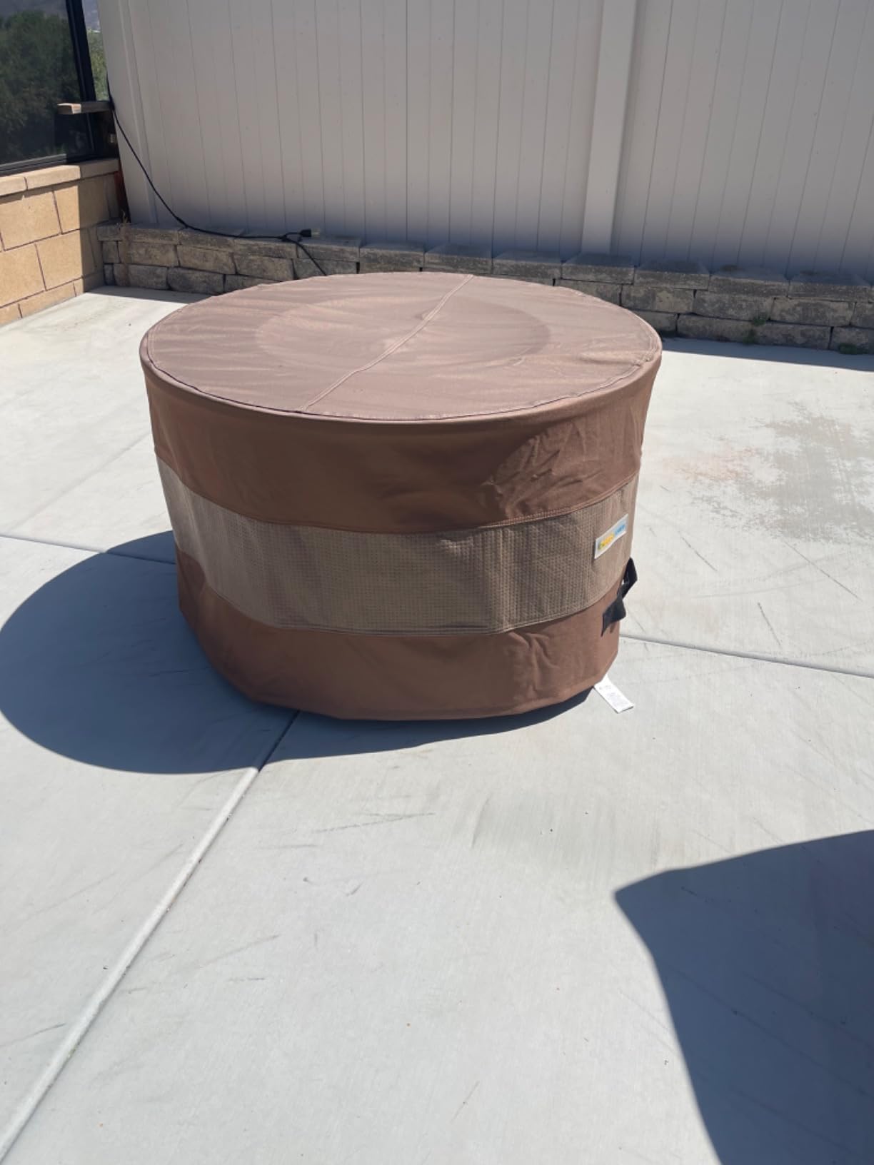 DUCKCOVERS Ultimate Waterproof 36 Inch Round Fire Pit Cover, Patio Furniture Covers customer photo 2
