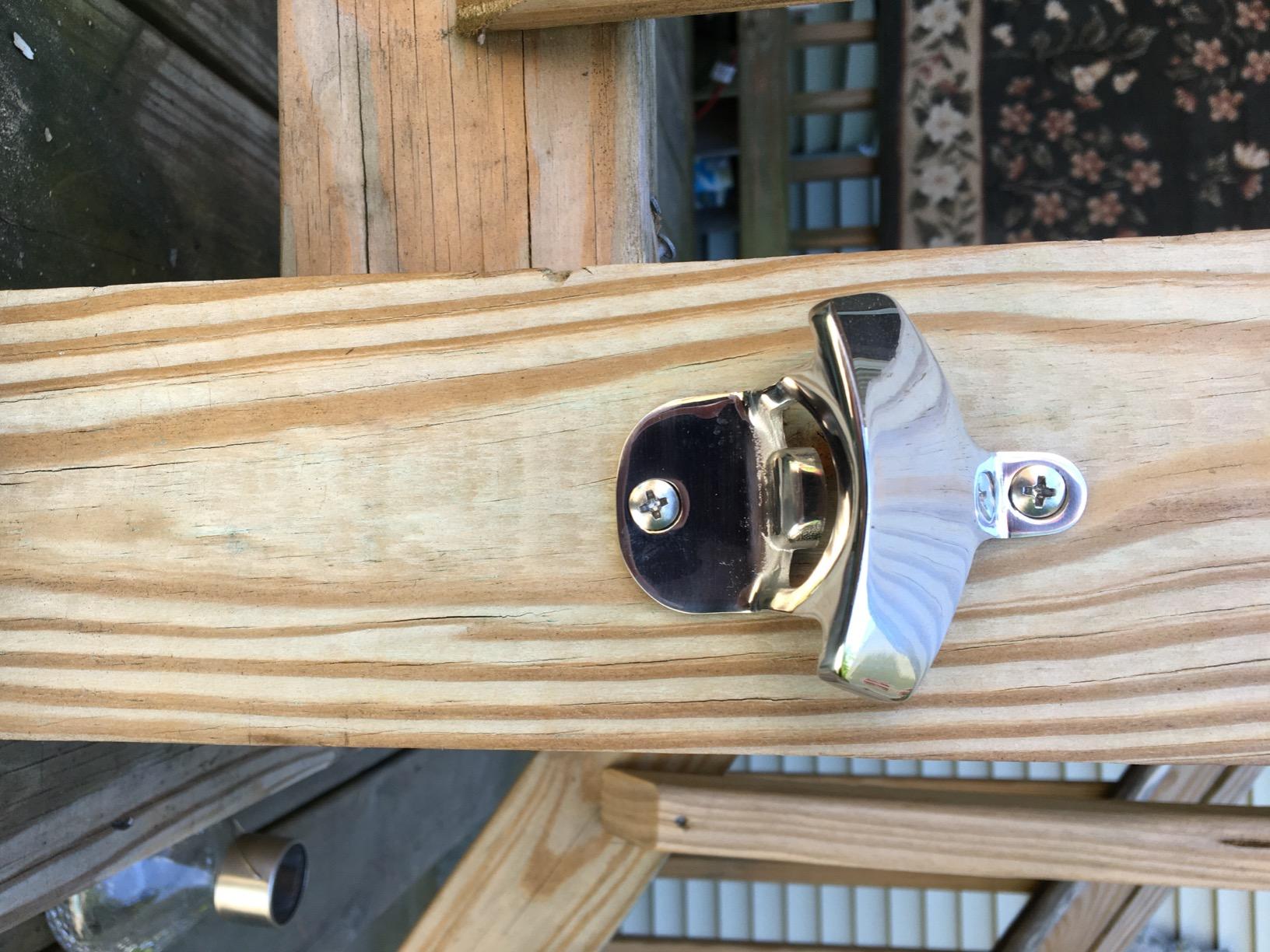 Choice Marine 316 Stainless Steel Wall Mount Bottle Opener, Marine Grade Rustproof, Includes SS Mounting Screws, for Boats, Bars, Patios, Outdoor Use customer photo 1