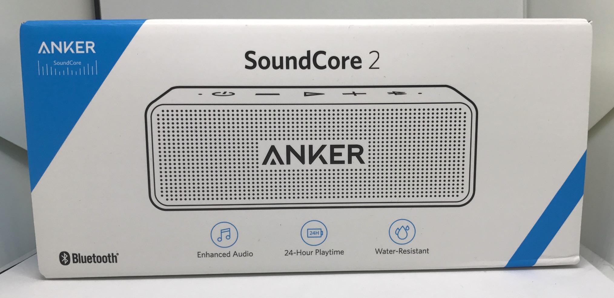 Anker Soundcore 2 Portable Bluetooth Speaker, Stereo Sound, IPX7, BassUp, 24H Playtime, Bluetooth 6, Wireless Speaker for Home, Outdoors, Travel customer photo 2