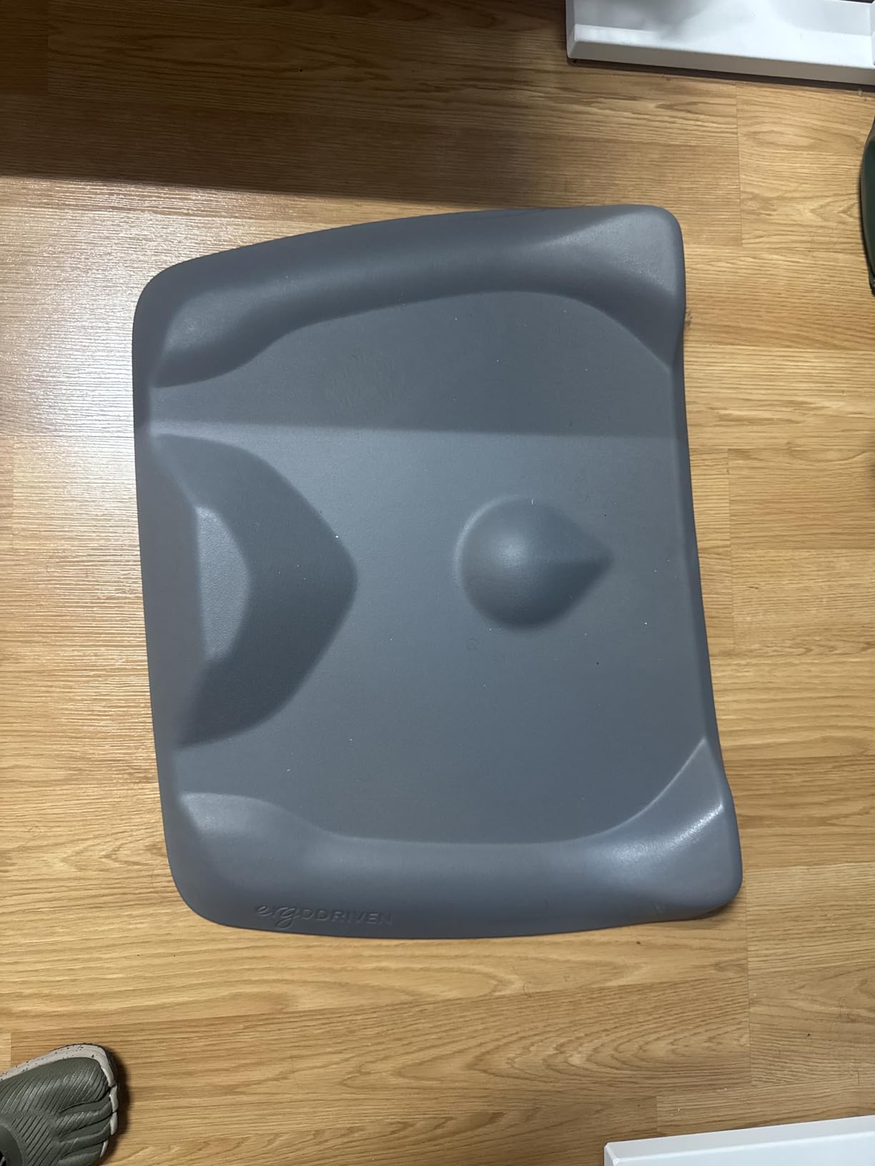 Standing Desk Mat - Topo Mini by Ergodriven | The Smaller Not-Flat Anti-Fatigue Standing Desk Mat with Calculated Terrain | Ultra-Thick Premium Comfort Foam, Durable, No PFAs or PVC | Obsidian Black customer photo 2