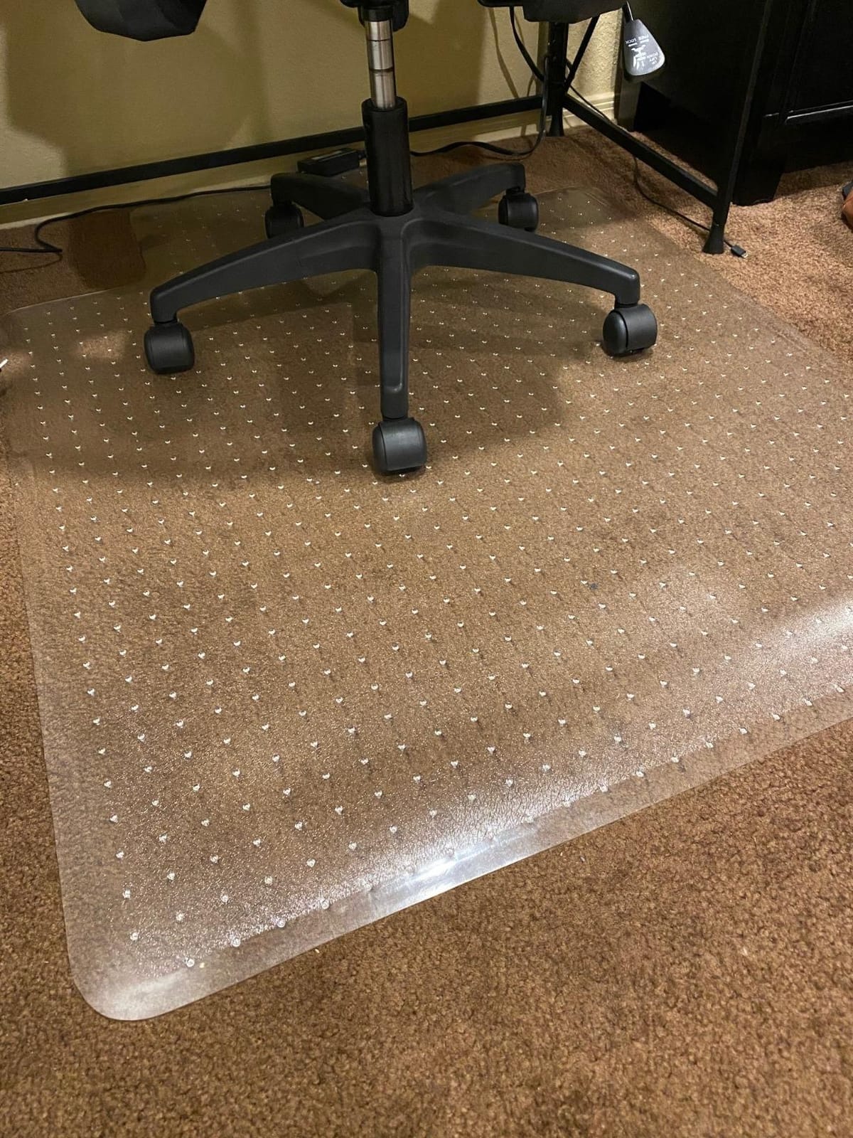 HON Office Chair Mat for Carpet, Heavy Duty, Clear Desk Mat, 36 x 48 in customer photo 2