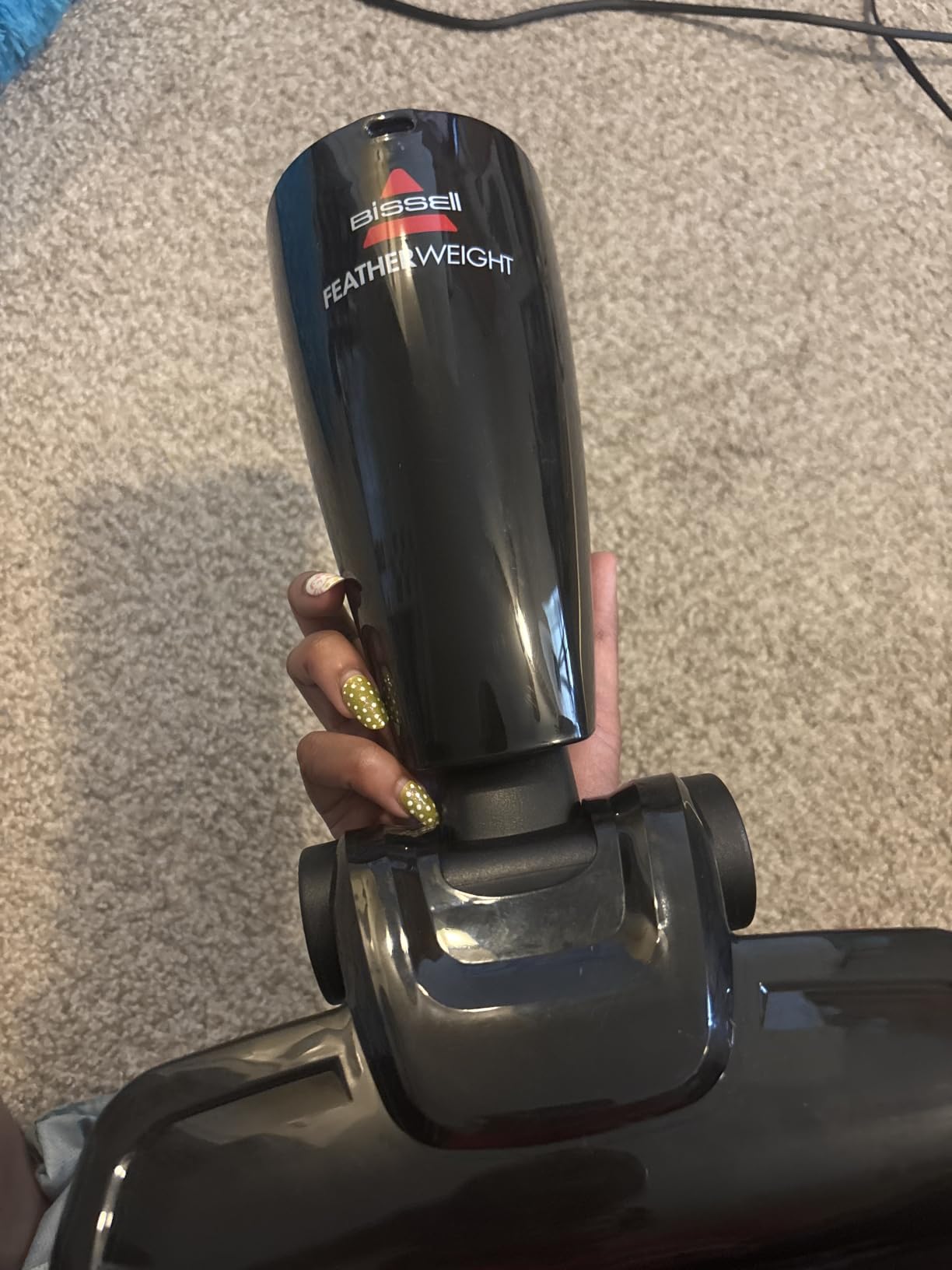 Bissell 2033 Featherweight Stick Lightweight Bagless Vacuum and Electric Broom with Crevice Tool for Hard Floors and Carpets, Blue customer photo 2