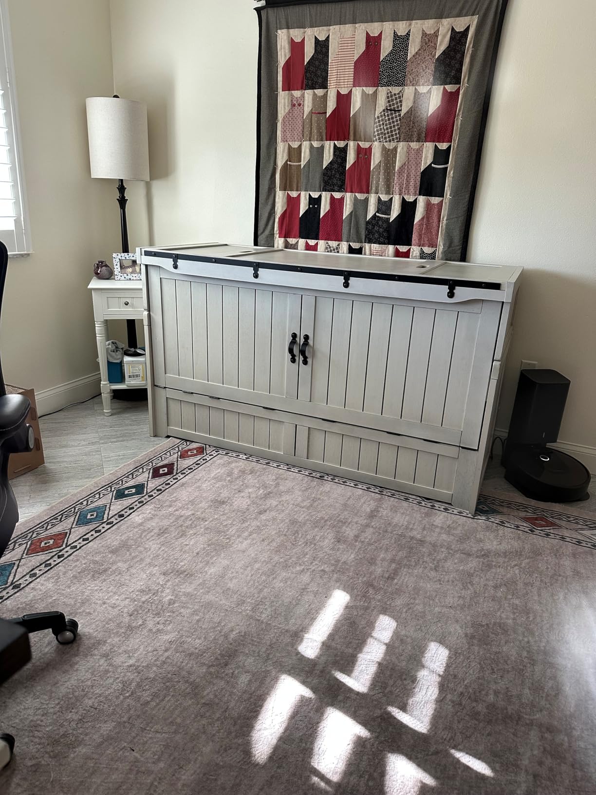 NIGHT & DAY Furniture Murphy Cube Cabinet Bed (Cherry) customer photo 2