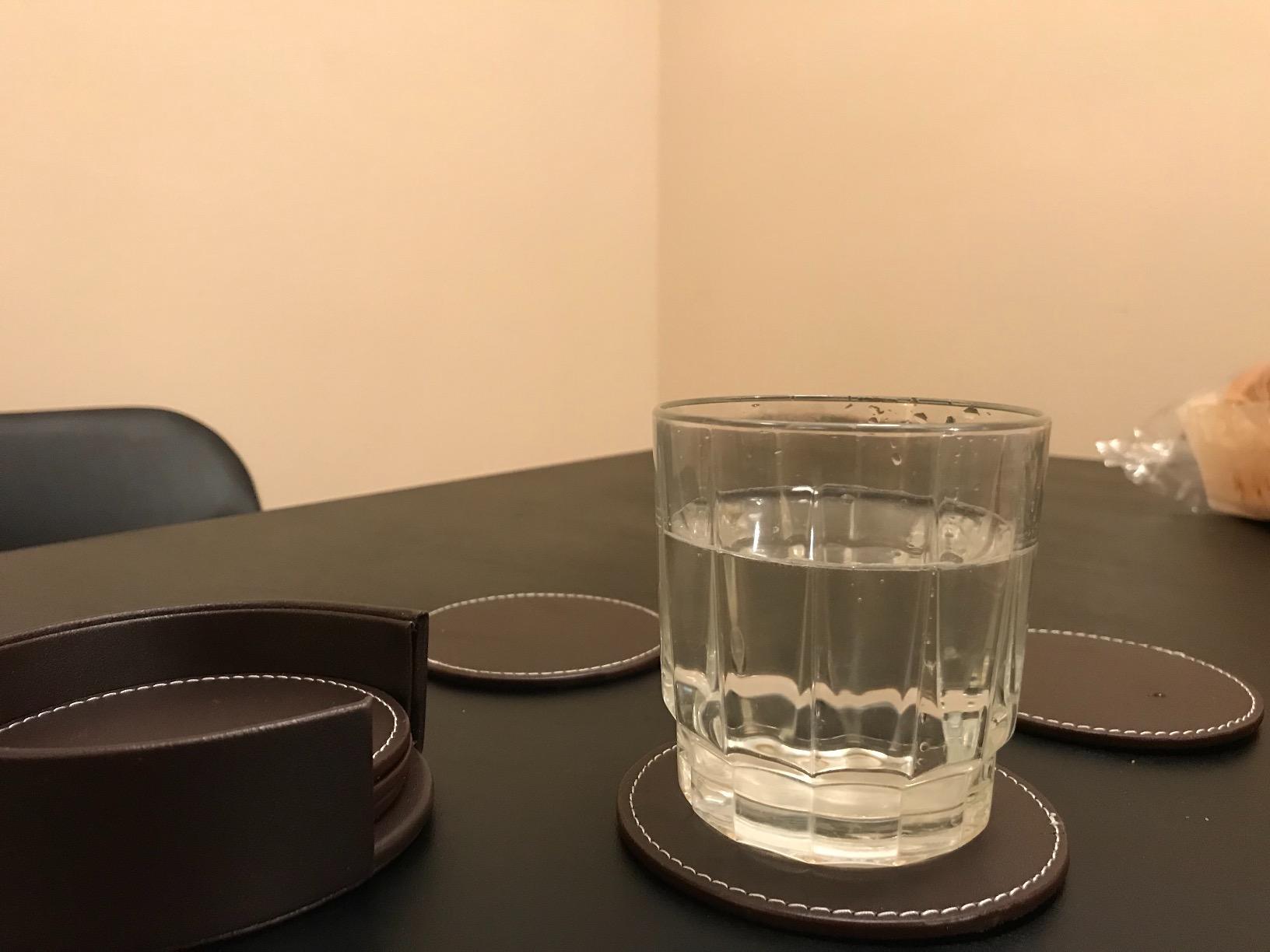 Coasters for Drinks,THIPOTEN Leather Coasters with Holder,Protect Furniture from Damage(6PCS, Brown) customer photo 1