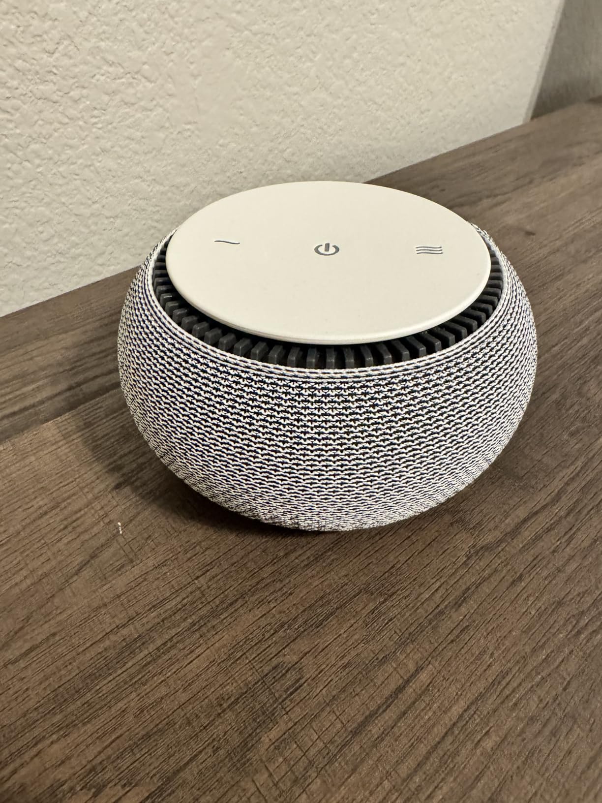 SNOOZ Original Smart White Noise Sound Machine, Real Fan Inside for Sleep | Natural Sound from a Real Fan, Non-Looping White Noise, App Scheduler, 10 Levels, Masks Snoring, Office Privacy & Neighbors customer photo 1