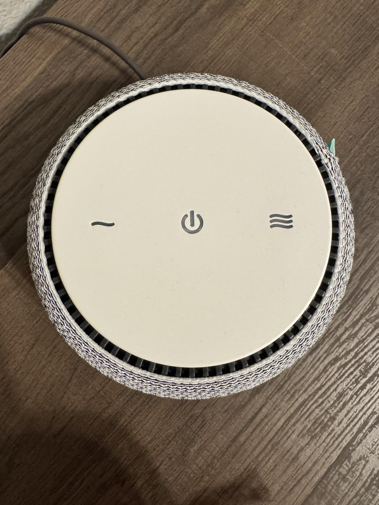 SNOOZ Original Smart White Noise Sound Machine, Real Fan Inside for Sleep | Natural Sound from a Real Fan, Non-Looping White Noise, App Scheduler, 10 Levels, Masks Snoring, Office Privacy & Neighbors customer photo 2