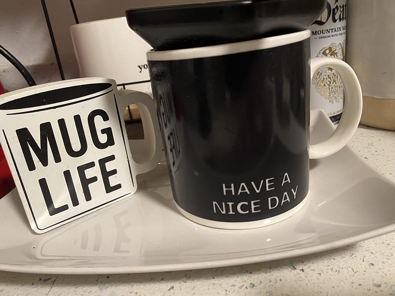 Decodyne Funny Coffee Mug, Gag White Elephant Gifts for Adults and Coworkers - Perfect for Bachelorette Parties, Christmas, and Novelty Gifts, 14 Ounce (Black) customer photo 2