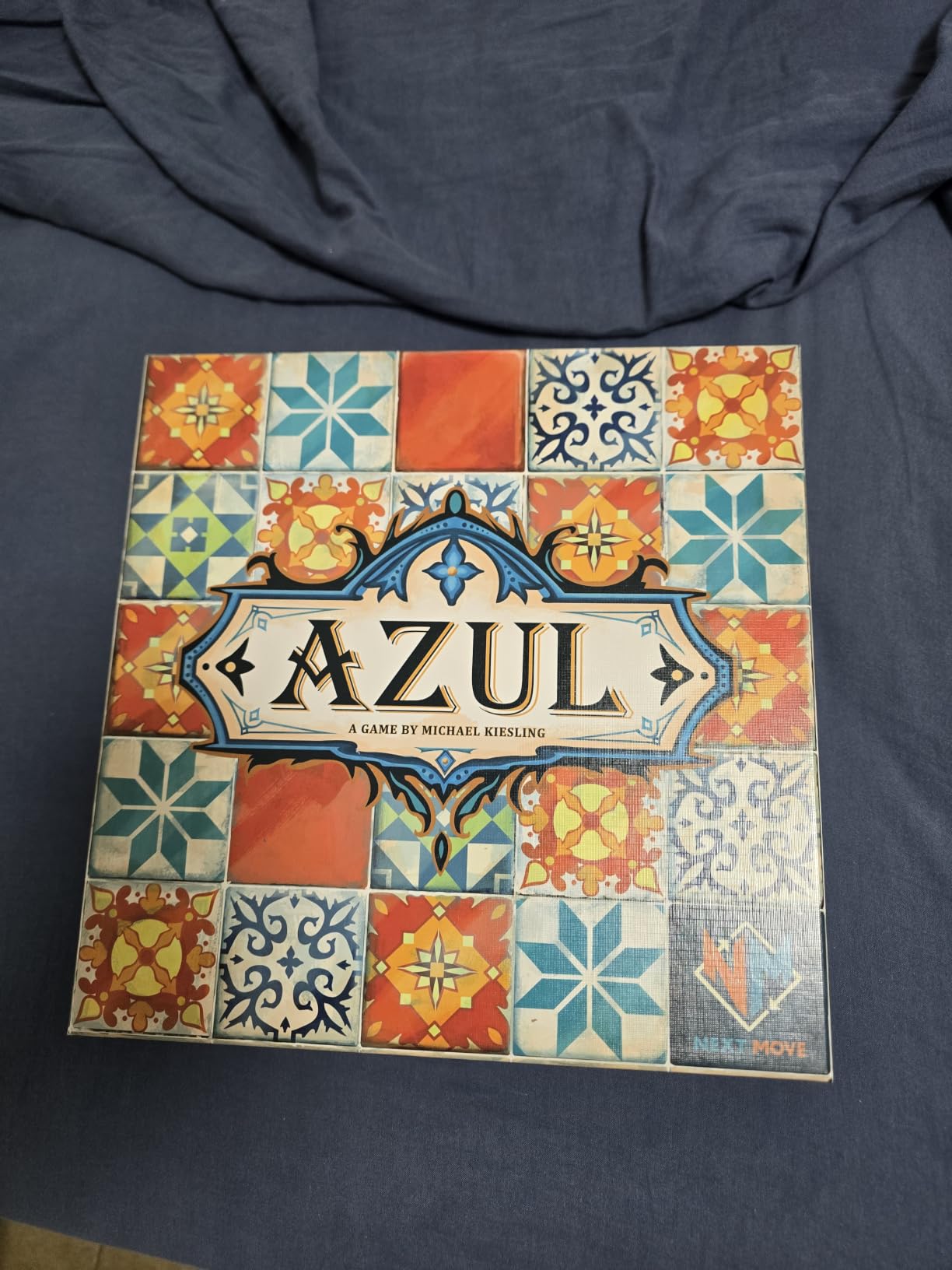 Azul Mosaic Tile-Placement Strategy Board Game, 2-4 Players, 30-45 Min | For mosaic fans, draft tiles to build a wall, Award-winning balance of beauty and strategy, Shifting tiles keep games unique customer photo 2