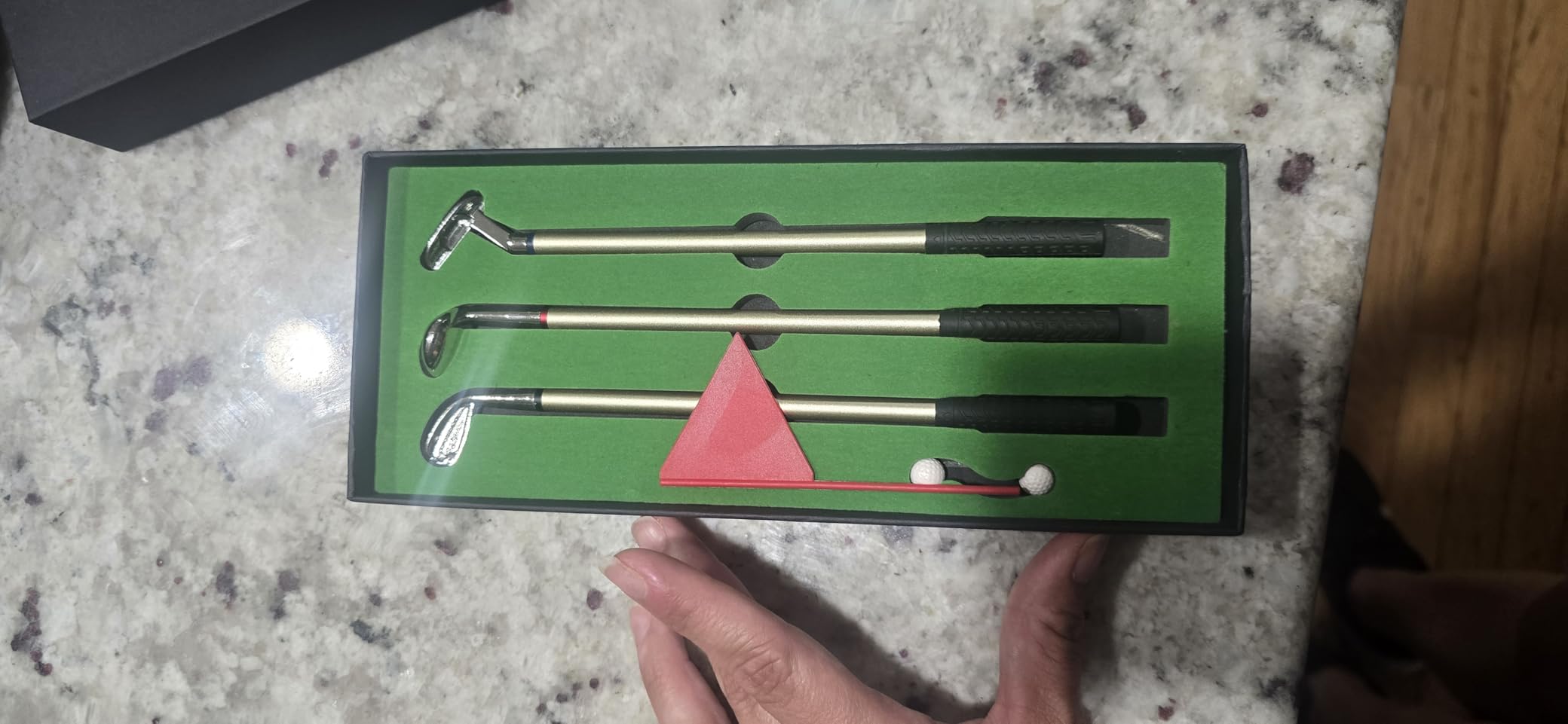 Golf Pen Desktop Games - Funny Gifts for Golfers, Coworkers, Boss - Stocking Stuffers customer photo 1