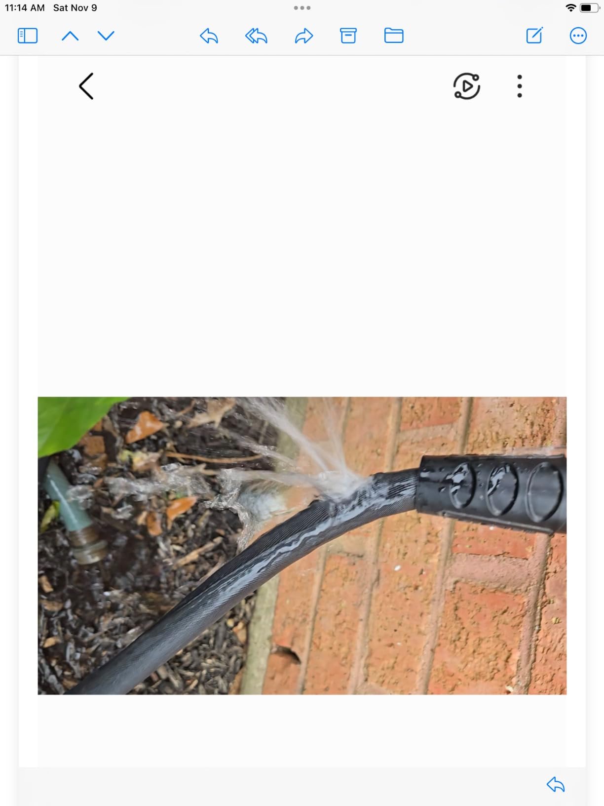 New zero-G 4001-50 Lightweight, Ultra Flexible, Durable, Kink-Free Garden Hose, 5/8-Inch by 50-Feet customer photo 1