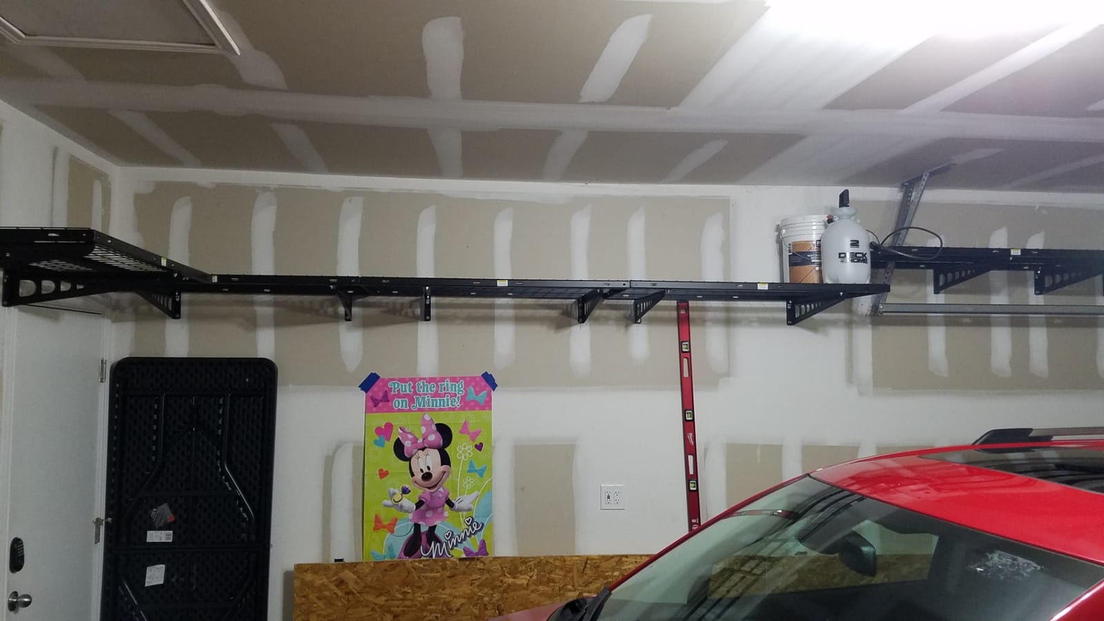 FLEXIMOUNTS 2 Pack 2x4ft Corner Wall Shelving Garage Storage Rack, Black | 24x48 inch, 660lbs Total Capacity, Heavy-Duty Steel, Corner Storage for Garage & Workshop, Pro Series customer photo 1
