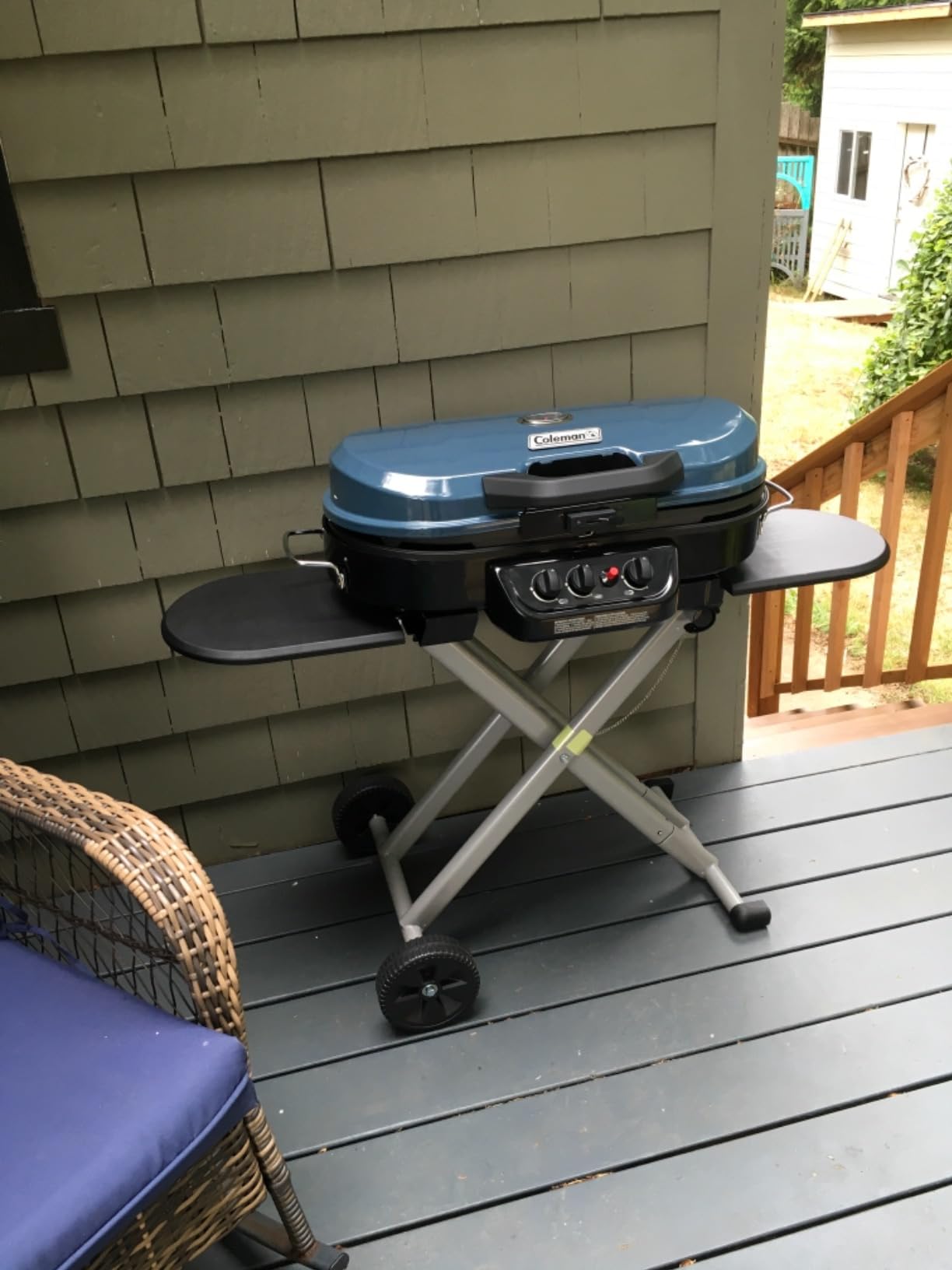 Coleman RoadTrip 285 Portable Stand-Up Propane Grill with 3 Adjustable Burners & Instastart Ignition, 20,000 BTUs of Power for Outdoor Cooking, Camping, Tailgating, Grilling, BBQs, & More customer photo 1