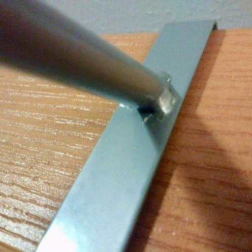 Simple Houseware Over the Door Clothes Hanging Rod, Silver customer photo 1