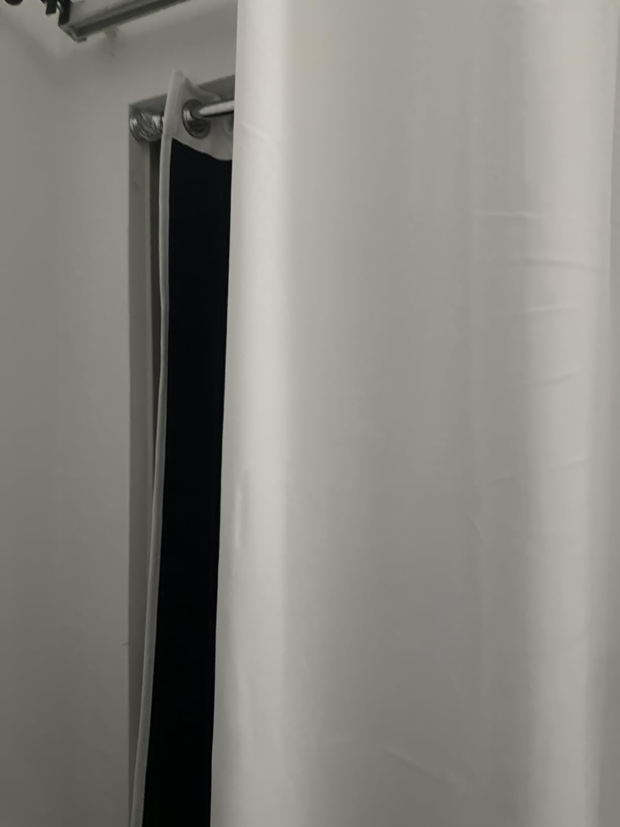 NICETOWN Total Shade Patio Door Curtain, Heavy-Duty Full Light Shading Sliding Door Drape Room Divider Curtain, Vertical Blinds for Window (1 Panels, 100 inches Wide x 84 inches Long, Gray) customer photo 2