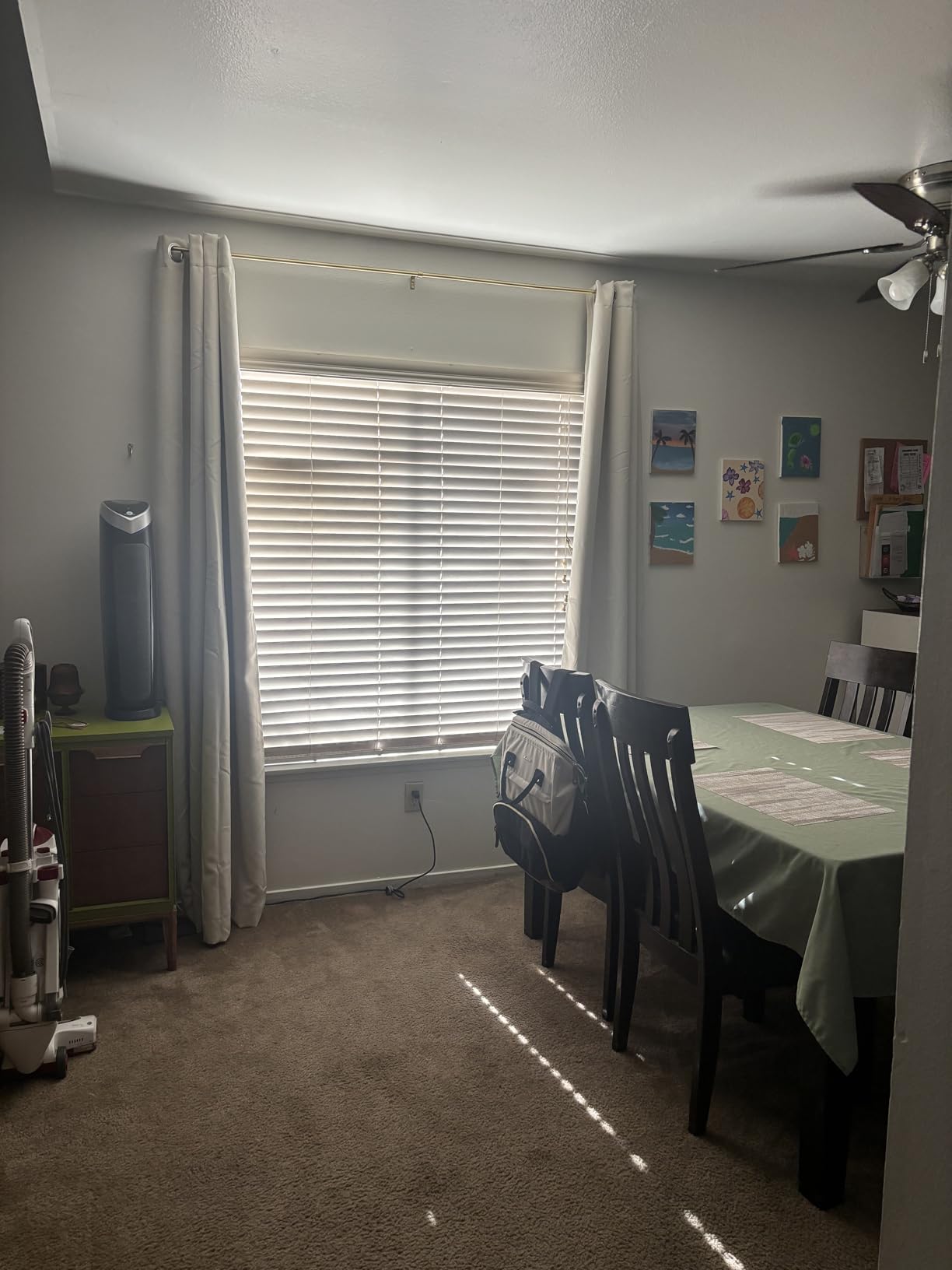 NICETOWN Grey Full Shade Curtain Panels for Dining Room 52x84 in 2 Panels | Thermal Insulated Energy Smart Noise Blocking Out Blackout Drapes customer photo 2