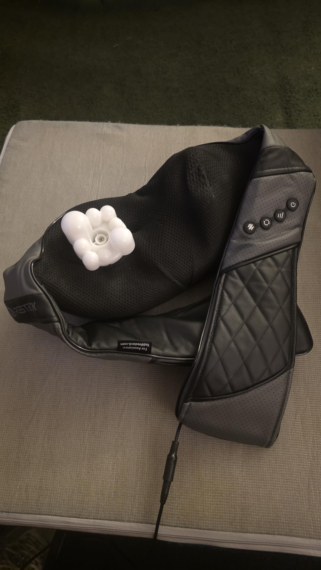 RESTECK Massagers for Neck and Back with Heat - Deep Tissue 3D Kneading Pillow, Electric Shiatsu Shoulder Massage, Foot, Legs, Body - Relieve Muscle Pain - Office, Home & Car customer photo 2