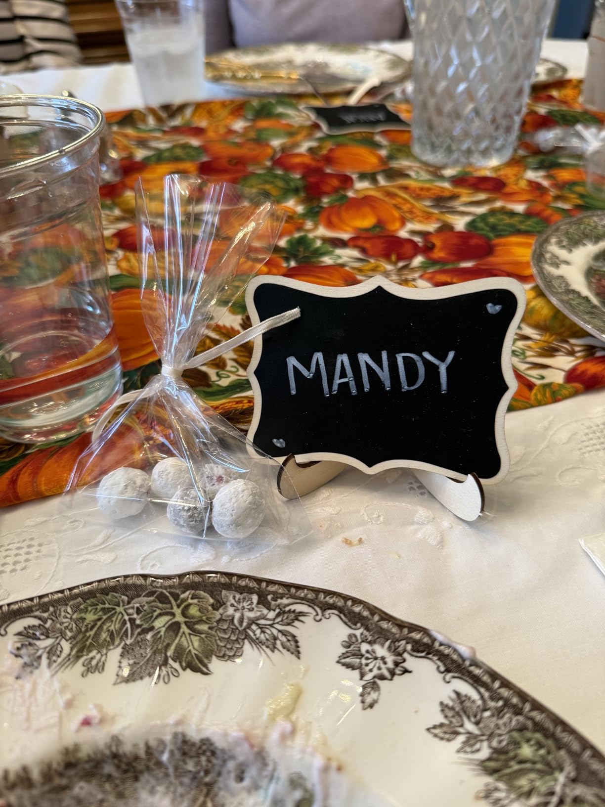 Mini Chalkboard Signs, 20 Pack Framed Small Chalk Board Food Labels with Easel Stand for Party Buffet or Wedding Celebration, Wooden Blackboard as Place Cards for Table Setting or Numbers customer photo 2