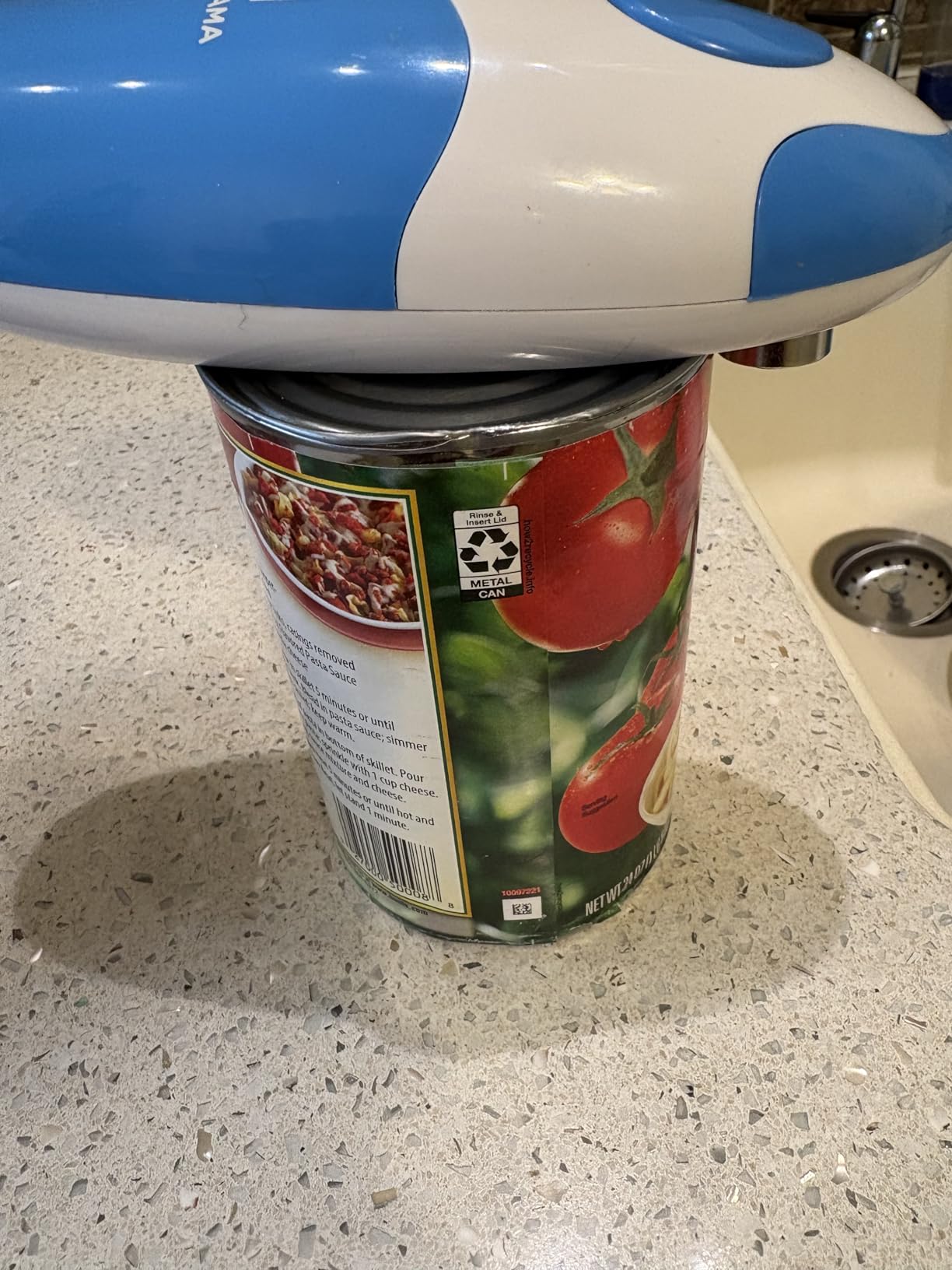 Kitchen Mama Auto Electric Can Opener, Red | Automatic, Hands Free, Smooth Edge, Food-Safe, Battery Operated customer photo 1