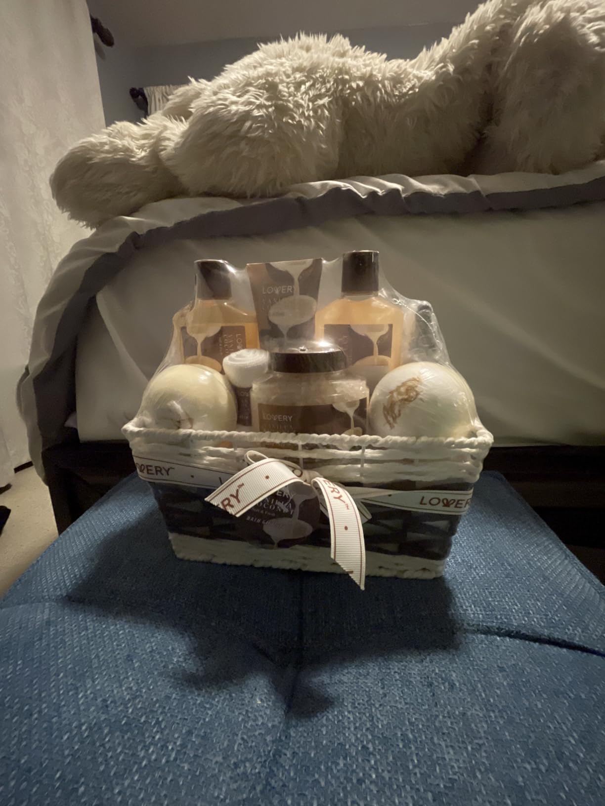 Gifts For Women Gift Basket for Women - 9 Piece Set of Vanilla Coconut Home Spa Set, Luxurious Gifts for Her, Bath and Body Sets Includes Fragrant Lotions, Large Bath Bombs, Coconut Oil customer photo 1