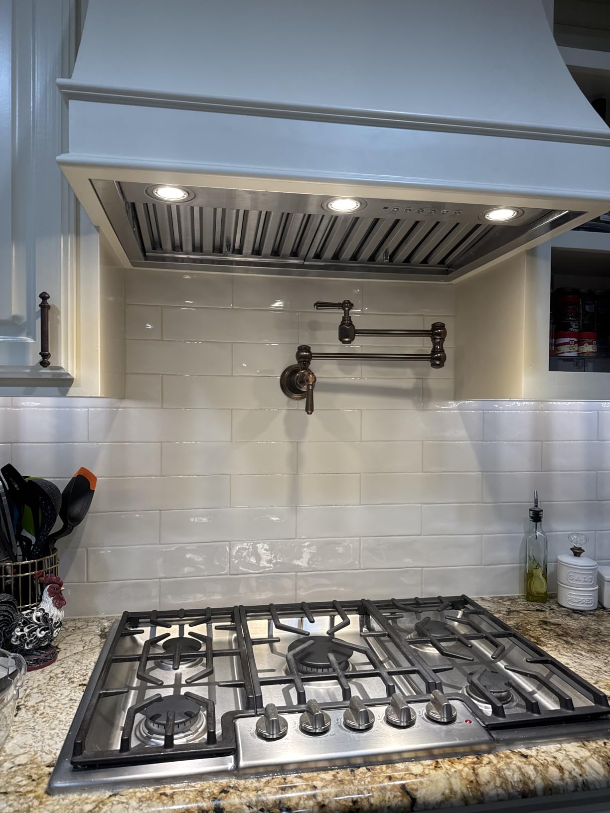 GE Profile Smart Range Hood Insert | 30 Inch Kitchen Exhaust Fan with 4 Speeds, Dimmable LED Lights | Wifi Connectivity & Smart Home Kitchen Essentials for Frequent Cooks | 610 CFM | Stainless Steel customer photo 1