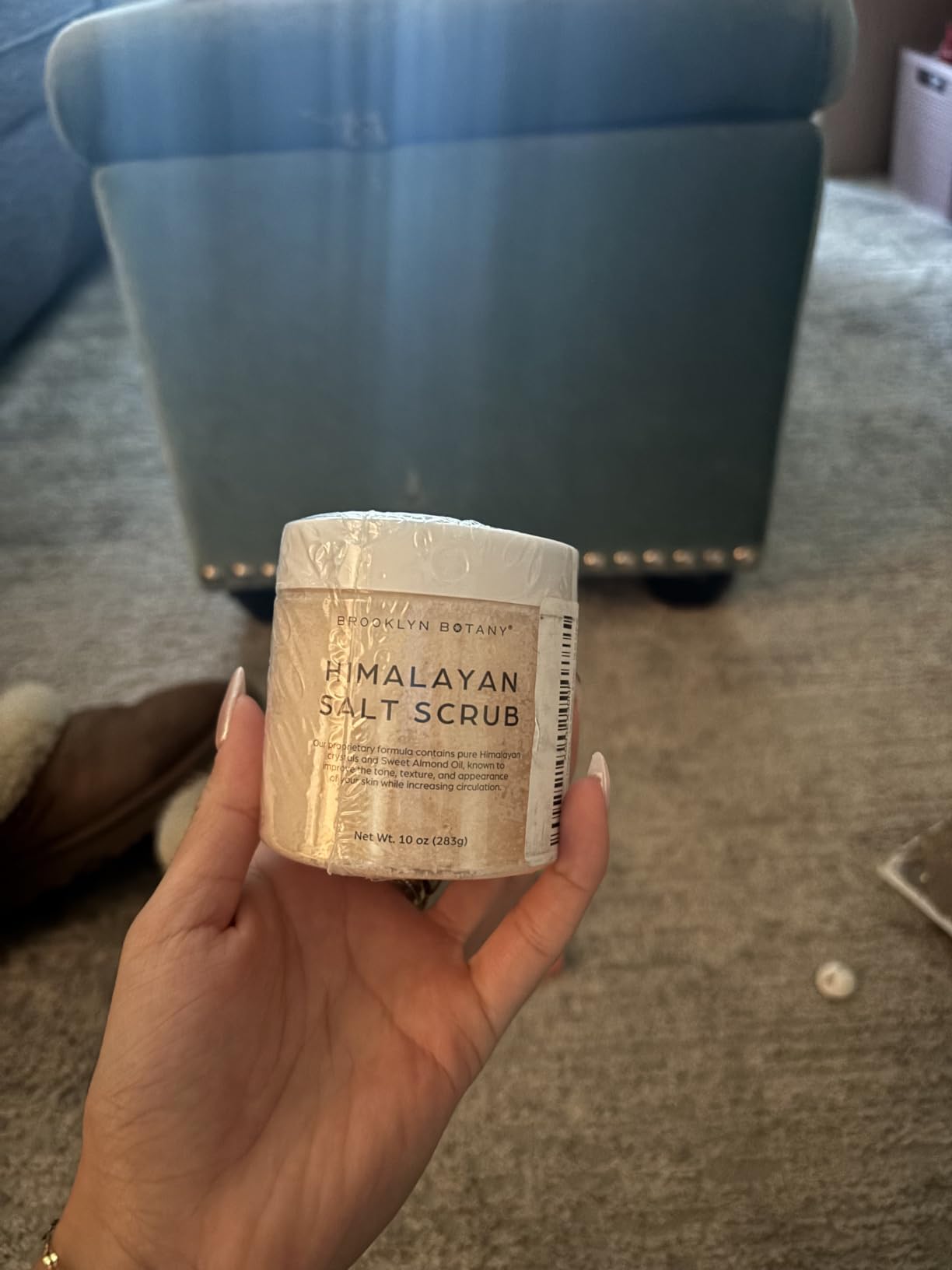 Brooklyn Botany Brown Sugar Body Scrub - Moisturizing and Exfoliating Body, Face, Hand, Foot Scrub - Fights Acne, Fine Lines & Wrinkles, Great Gifts For Women & Men - 10 oz customer photo 1