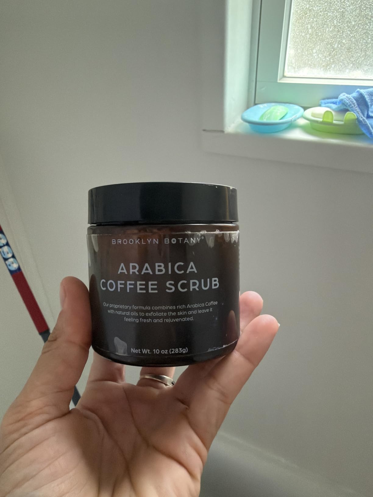 Brooklyn Botany Brown Sugar Body Scrub - Moisturizing and Exfoliating Body, Face, Hand, Foot Scrub - Fights Acne, Fine Lines & Wrinkles, Great Gifts For Women & Men - 10 oz customer photo 2