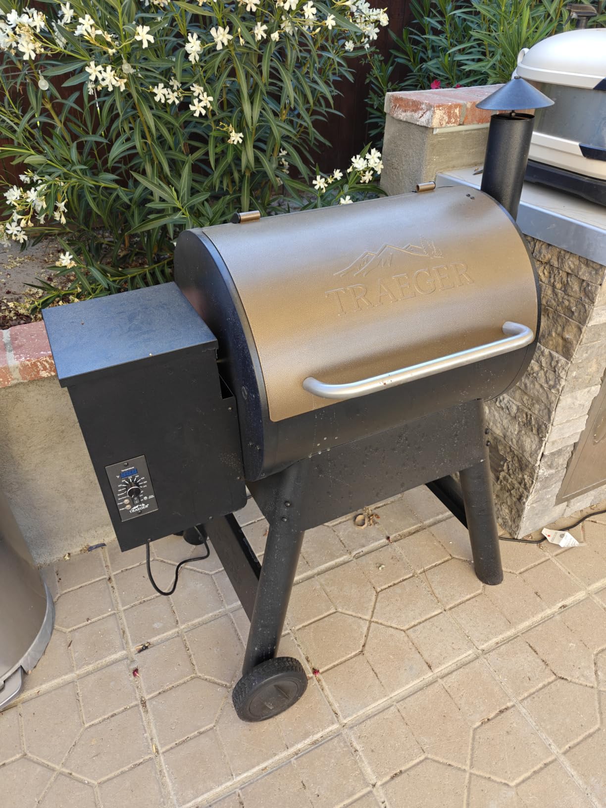 Traeger Pro 22 Wood Pellet Grill & Smoker, 572 Sq In | 6-in-1 BBQ versatility, meat probe, 450°F max, 18 lb hopper - grill, smoke, bake, roast, braise & BBQ customer photo 1