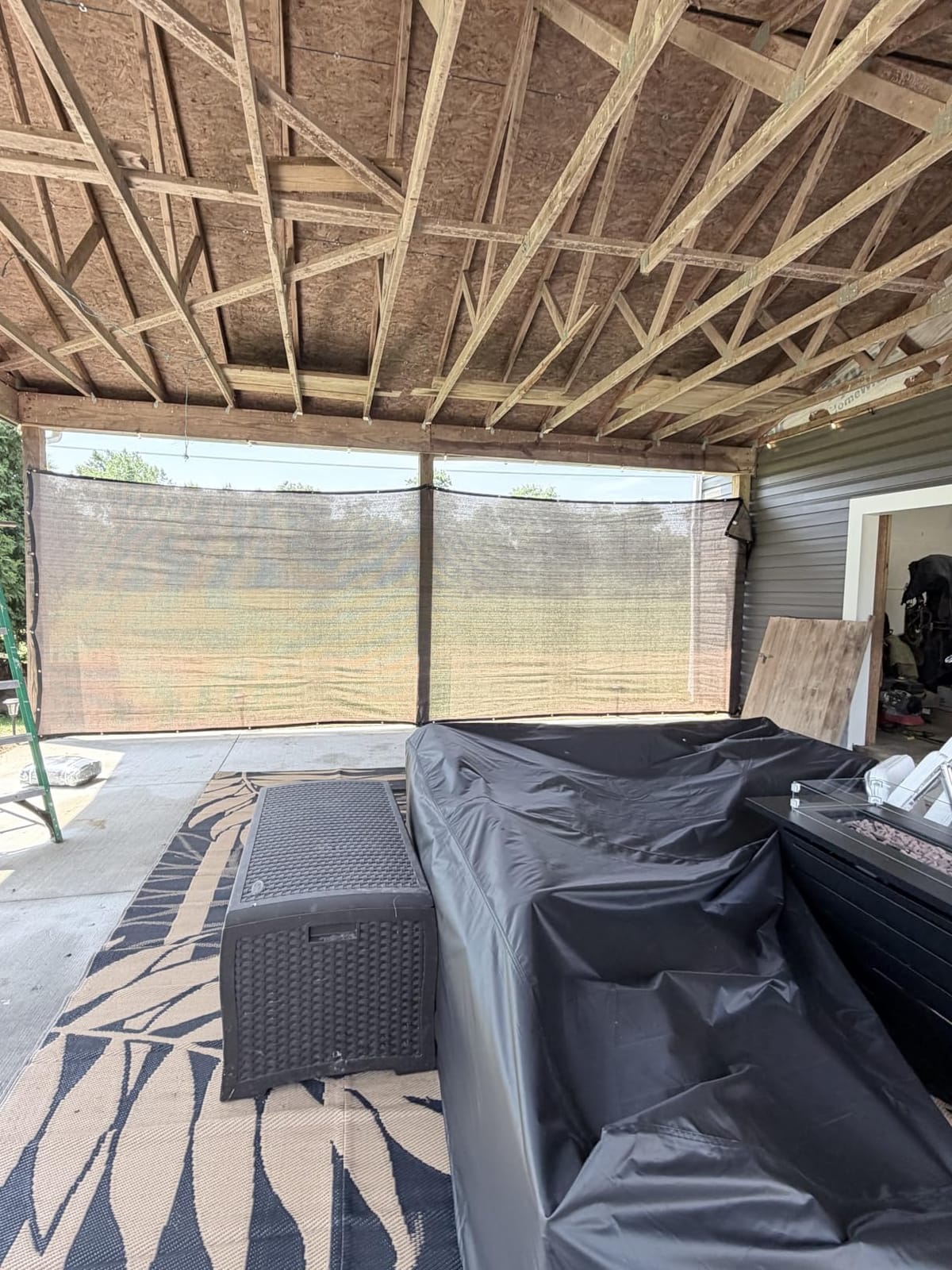 UPGRADE Privacy Screen 6' x 50' Fence Commercial Shade Cover with Brass Grommets Heavy Duty Perfect for Outdoor Back Yard, Black, Customizable customer photo 1