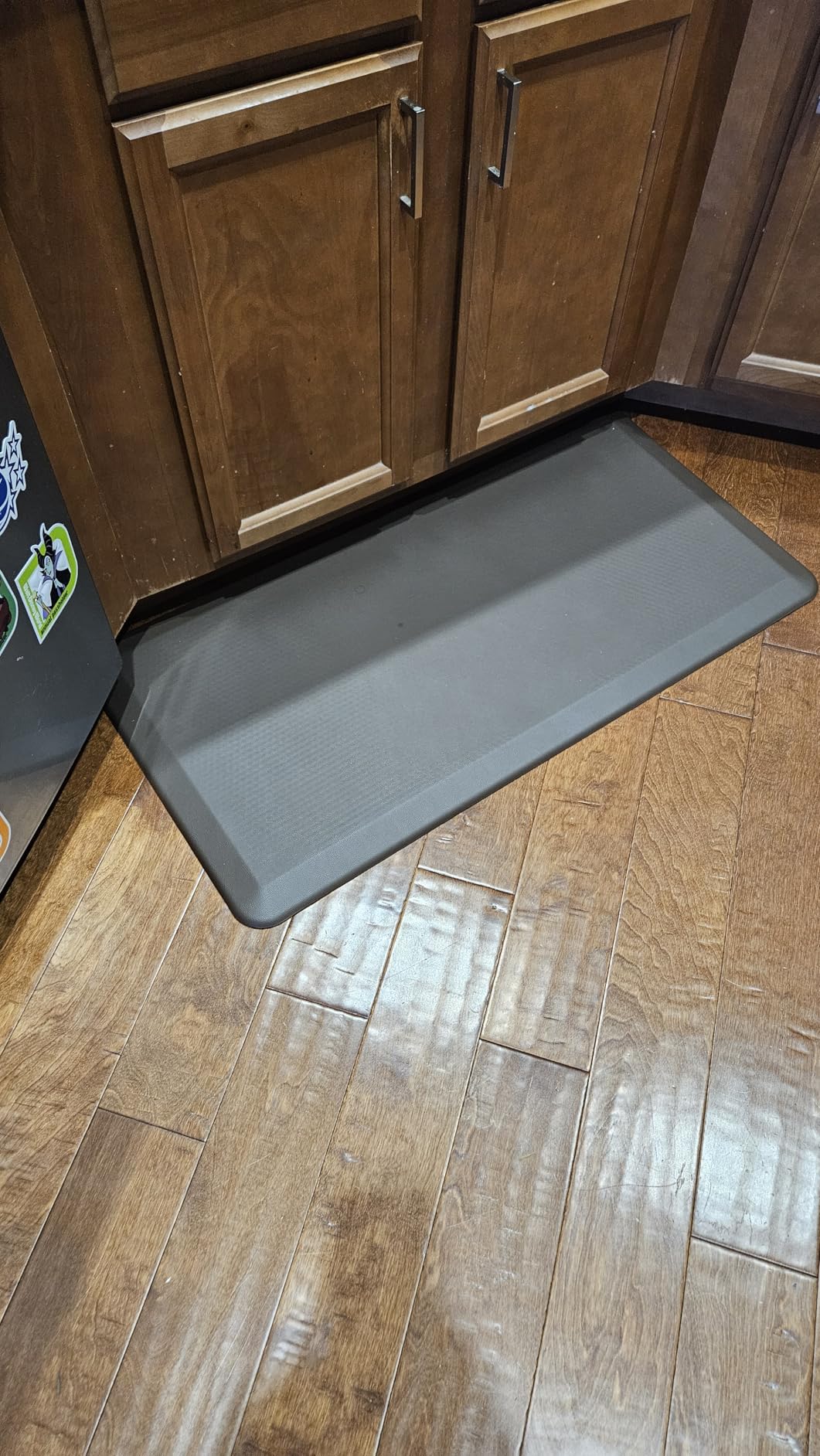 GORILLA GRIP Cushioned Antifatigue Kitchen Mat for Floor, 24x17, Black | 3/4 Inch Thick Ergonomic Office Standing Desk Mats, Waterproof and Stain Resistant Pebbled Top, Supportive Padded Foam Rug customer photo 2