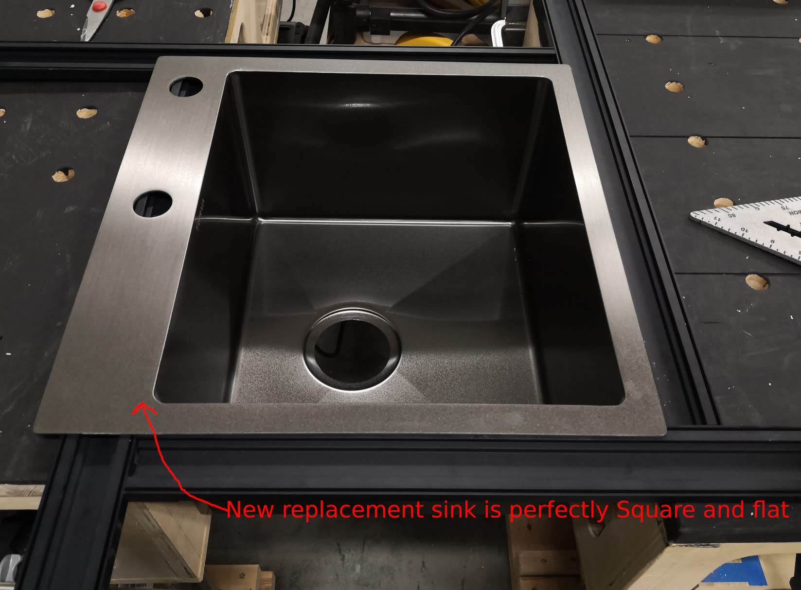 TORVA 17 x 19 Inch Undermount Kitchen Sink, Premium 304 Stainless Steel Bar Sink - 9 Inches Deep Basin Single Bowl customer photo 2