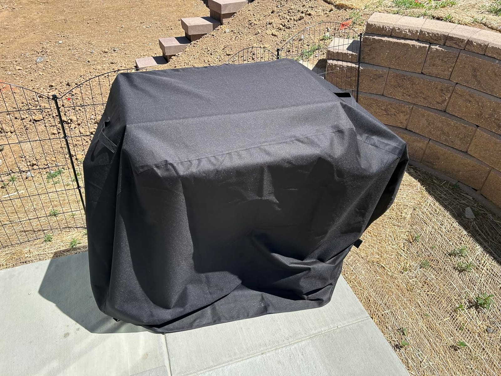 Simple Houseware 55 in. Heavy-Duty BBQ Gas Grill Cover, Waterproof | 600D Polyester, Fits 3-4 Burner, Weather-Resistant customer photo 2