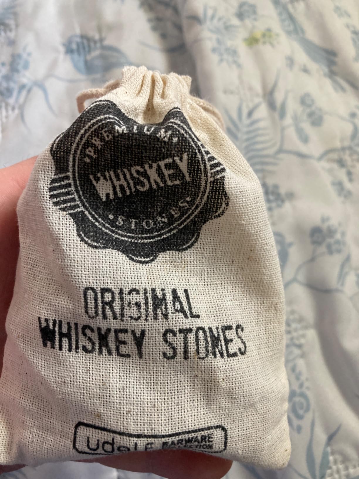 Premium Whiskey Stones Gift Set with 12 Pcs Stones and Bag. Whiskey, Bourbon, Cognac, Scotch, Gin, Wine Beverage. Marble Reusable Ice Cubes. Birthday Gift for Whiskey Lovers (Dark Grey) customer photo 2