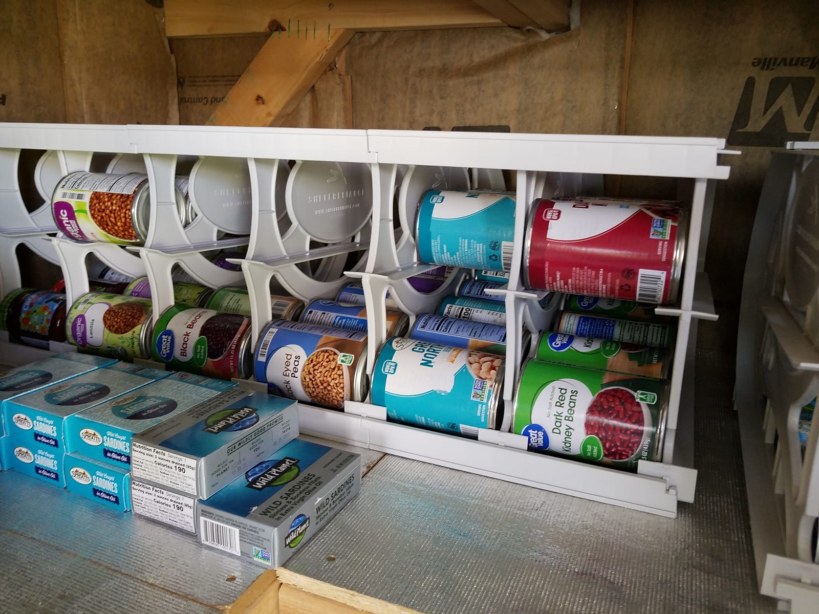 Shelf Reliance Cansolidator Pantry Plus - 1-Pack Can Organizer for Pantry, Stackable Soda Can Storage for Kitchen, Holds 60 Cans of Food or Soda customer photo 1