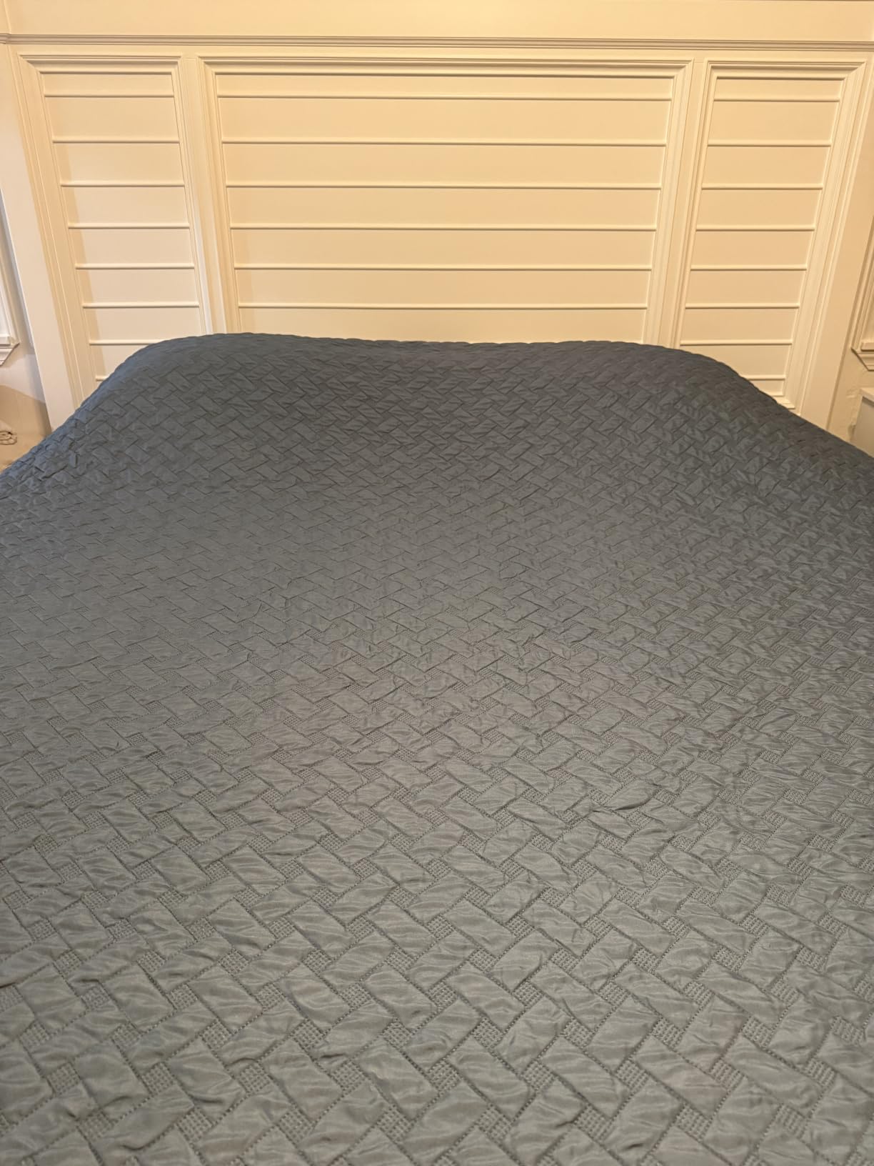 Bedsure King Size Quilt, Lightweight Comforter Set, White Bedspread | Coverlet, Basket Weave, All-Season Comfort, Skin-Friendly Soft, Breathable, Machine Washable, 106