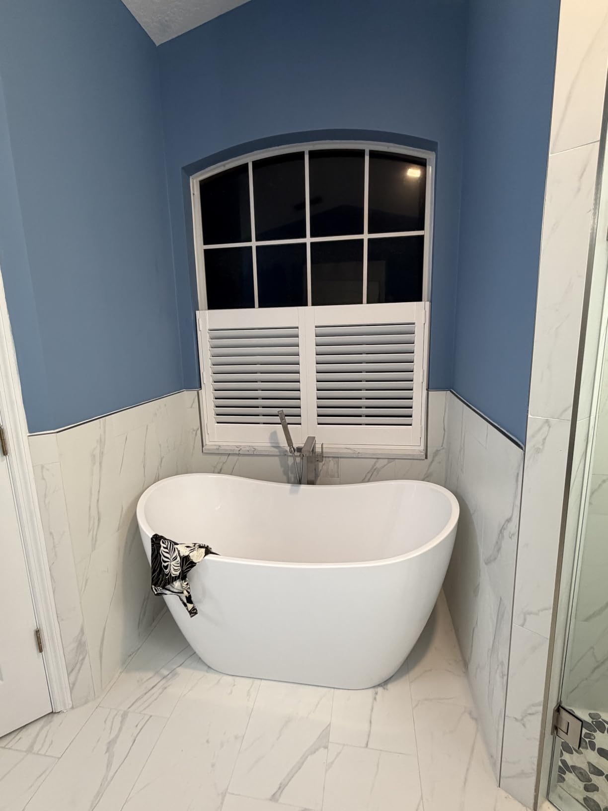 Suncraft Shutters -Plantation Shutters -Custom Made Window Blinds - No Front Tilt Rod - Easy DIY Installation - Interior Plantation Shutters -Privacy Blinds for Kitchen, Bath, Bedroom customer photo 1