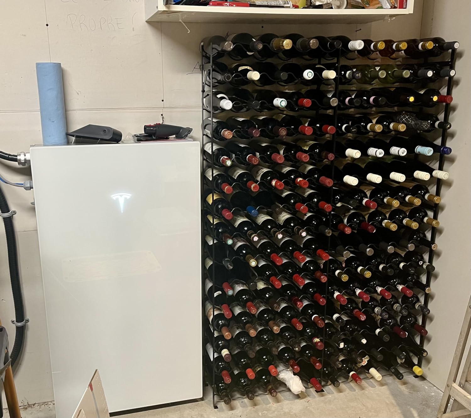 Sorbus Freestanding Floor Wine Rack, Home Bar & Cellar Storage (75 Bottle) | Kitchen organizer suited to dining room display, with open shelving that keeps labels visible and collections easy to browse. customer photo 1