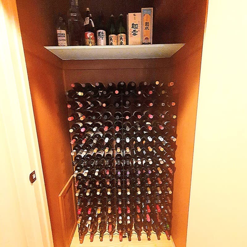 Sorbus Freestanding Floor Wine Rack, Home Bar & Cellar Storage (150 Bottle) | Kitchen organizer with open shelving customer photo 1