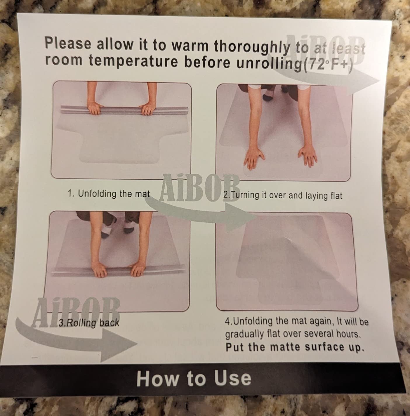 AiBOB Office Chair Mat for Hardwood Floor, 36