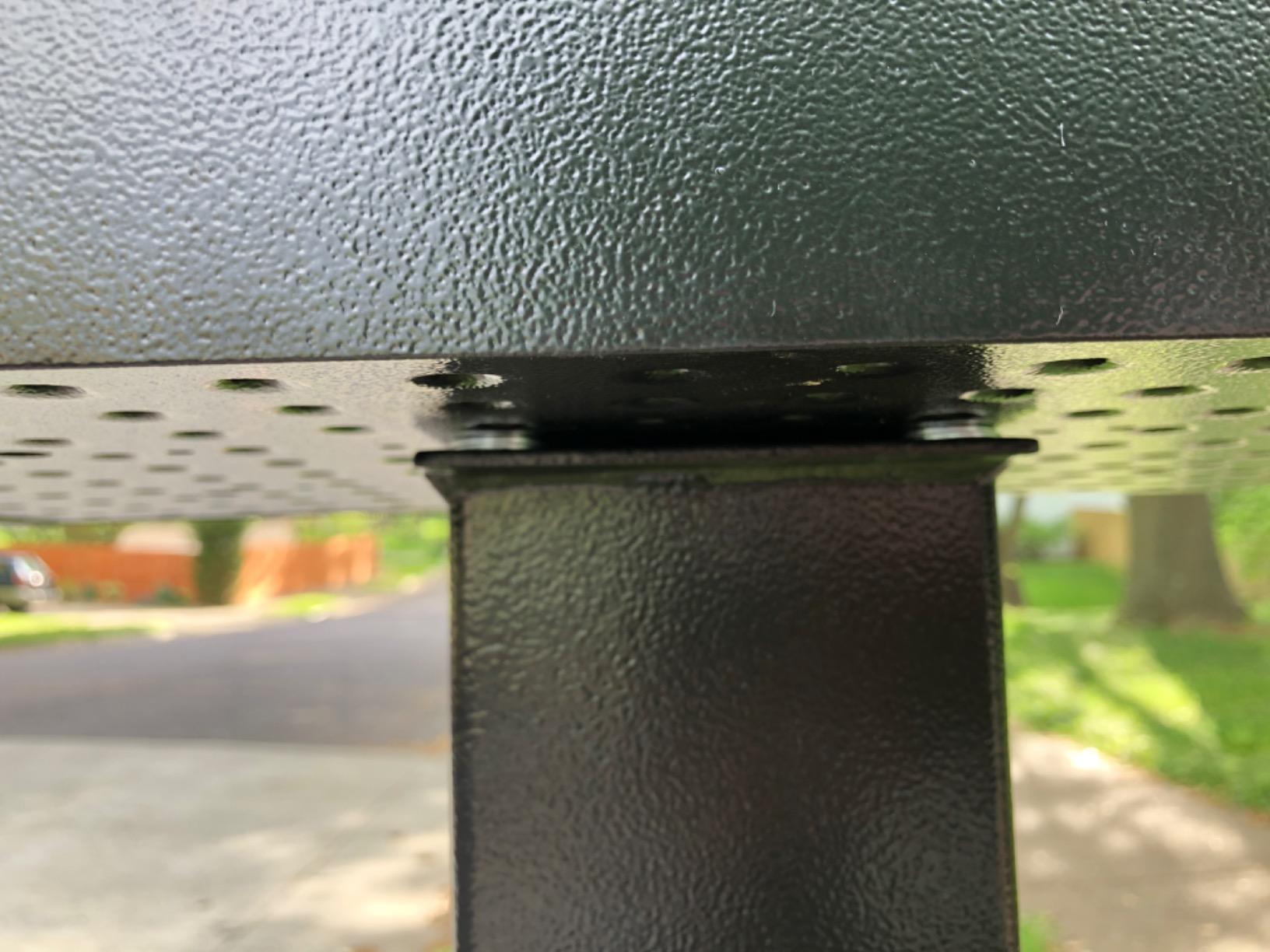 Mail Boss Street Safe Latitude Dual Access Locking Post Mount Mailbox | Patented anti-pry front lock, keyed-alike rear door, retrieve mail from either side, USPS approved, accepts small packages. customer photo 1