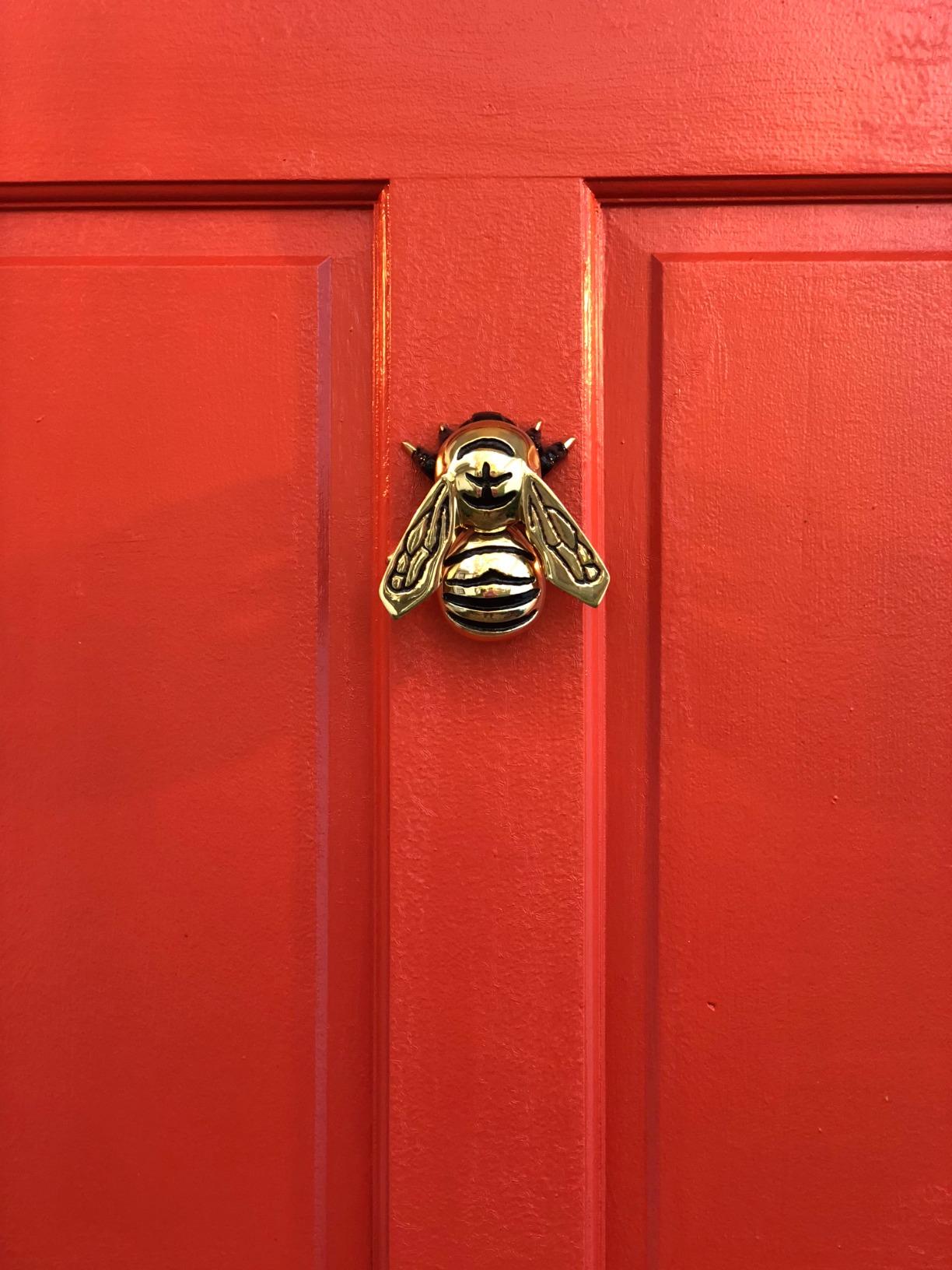 Bumblebee Door Knocker - Brass (Standard Size) customer photo 2