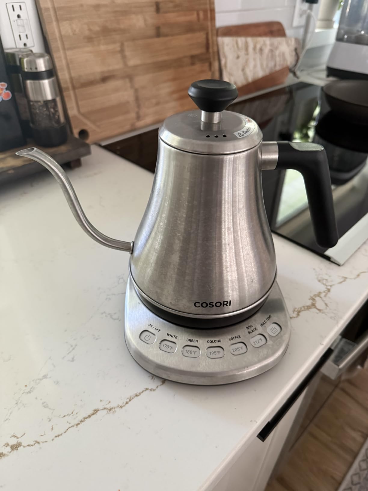Cosori Gooseneck Electric Kettle with Temperature Control, 0.8L, 1200W, Pour Over Coffee & Tea customer photo 1