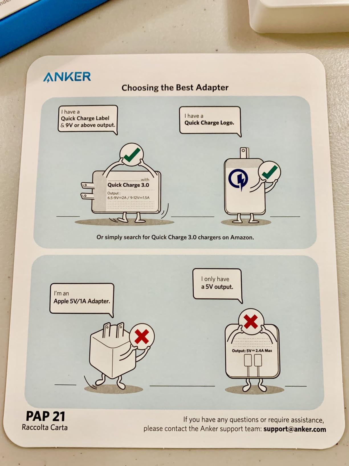 Anker 313 Qi-Certified 10W Fast Wireless Charger Pad customer photo 2