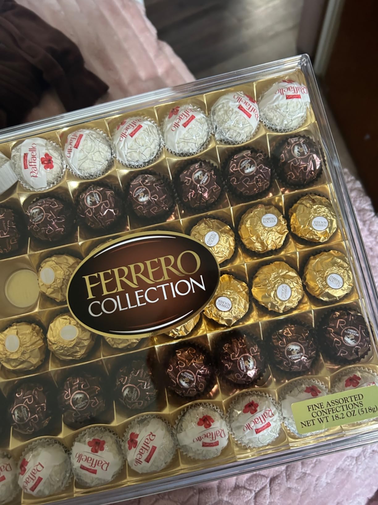Ferrero Collection Gourmet Gift Box, 48 Assorted Chocolate with Dark Chocolate, Coconut, and Milk Chocolate, 18.2 oz | 6.1 oz, Dark Chocolate and Coconut, Treats customer photo 2